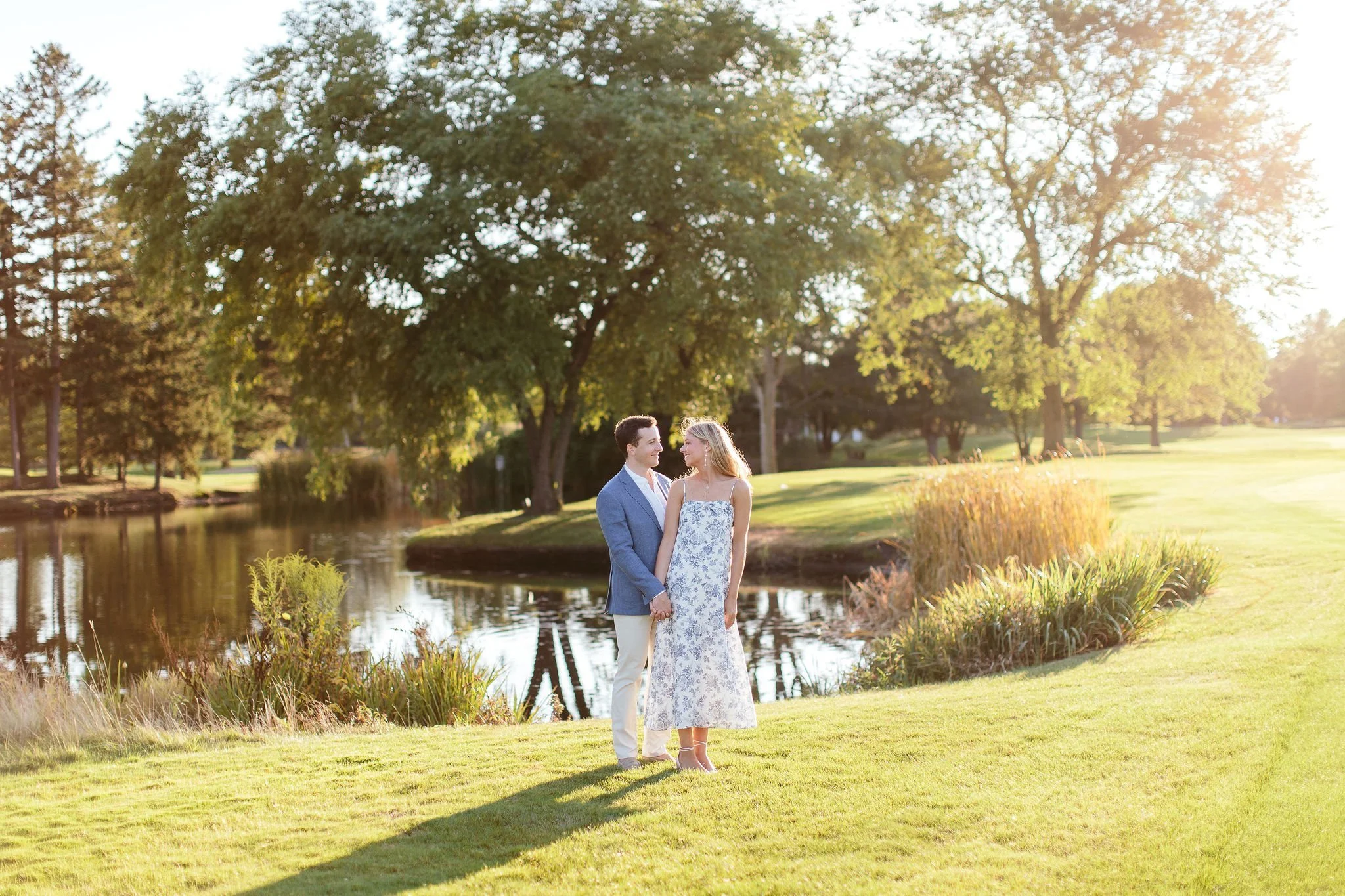 Lily + Ian, Indian Hill Club and Elmwood Dunes Engagement Session