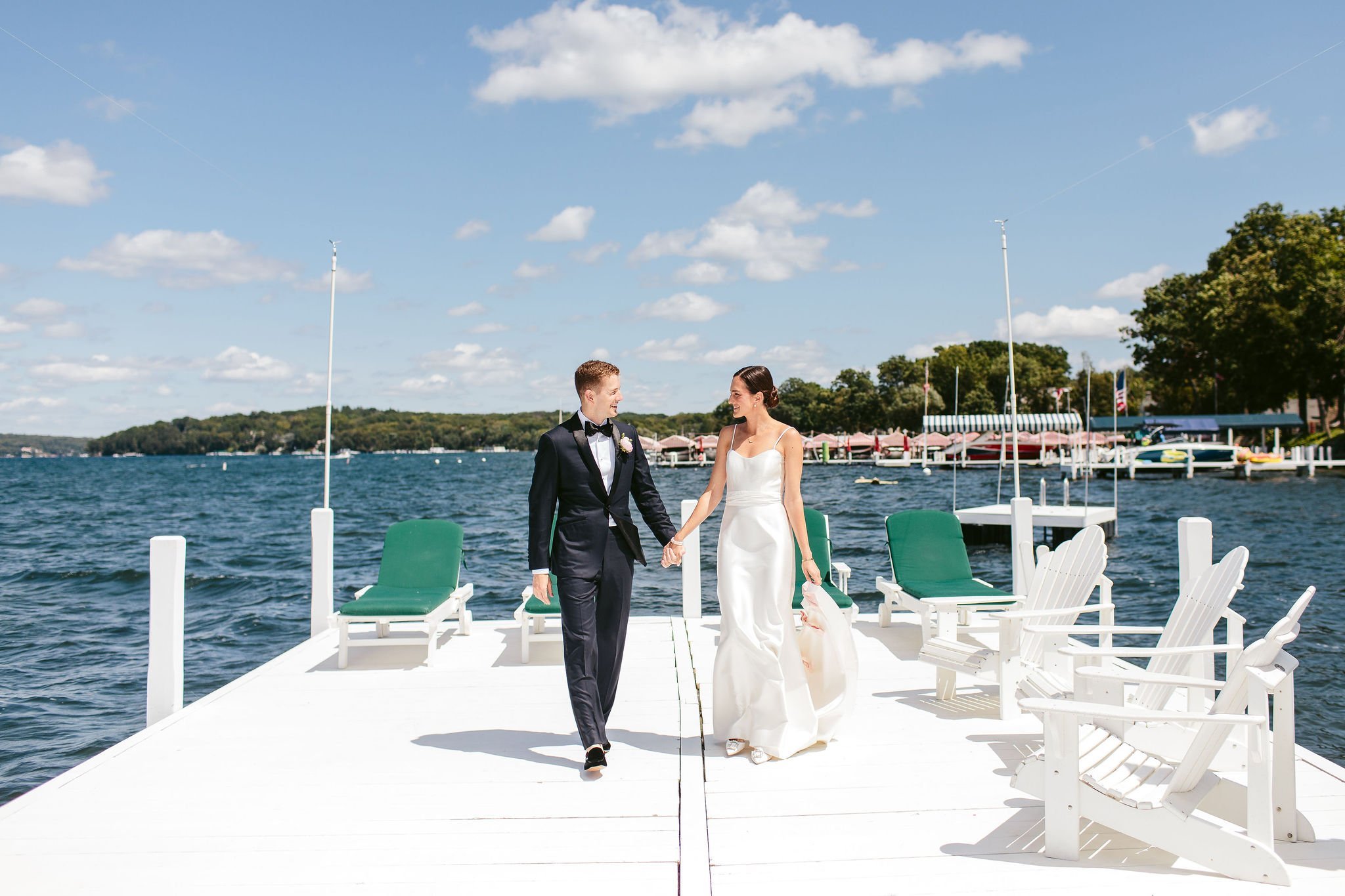 Meredith + Chris, Private Lakefront Lake Geneva Wedding