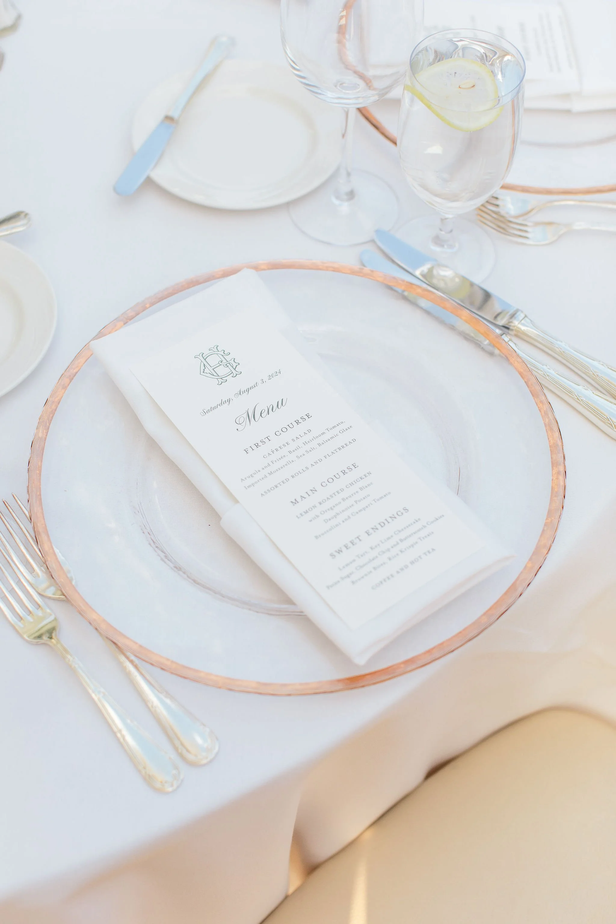 garden party wedding table inspiration