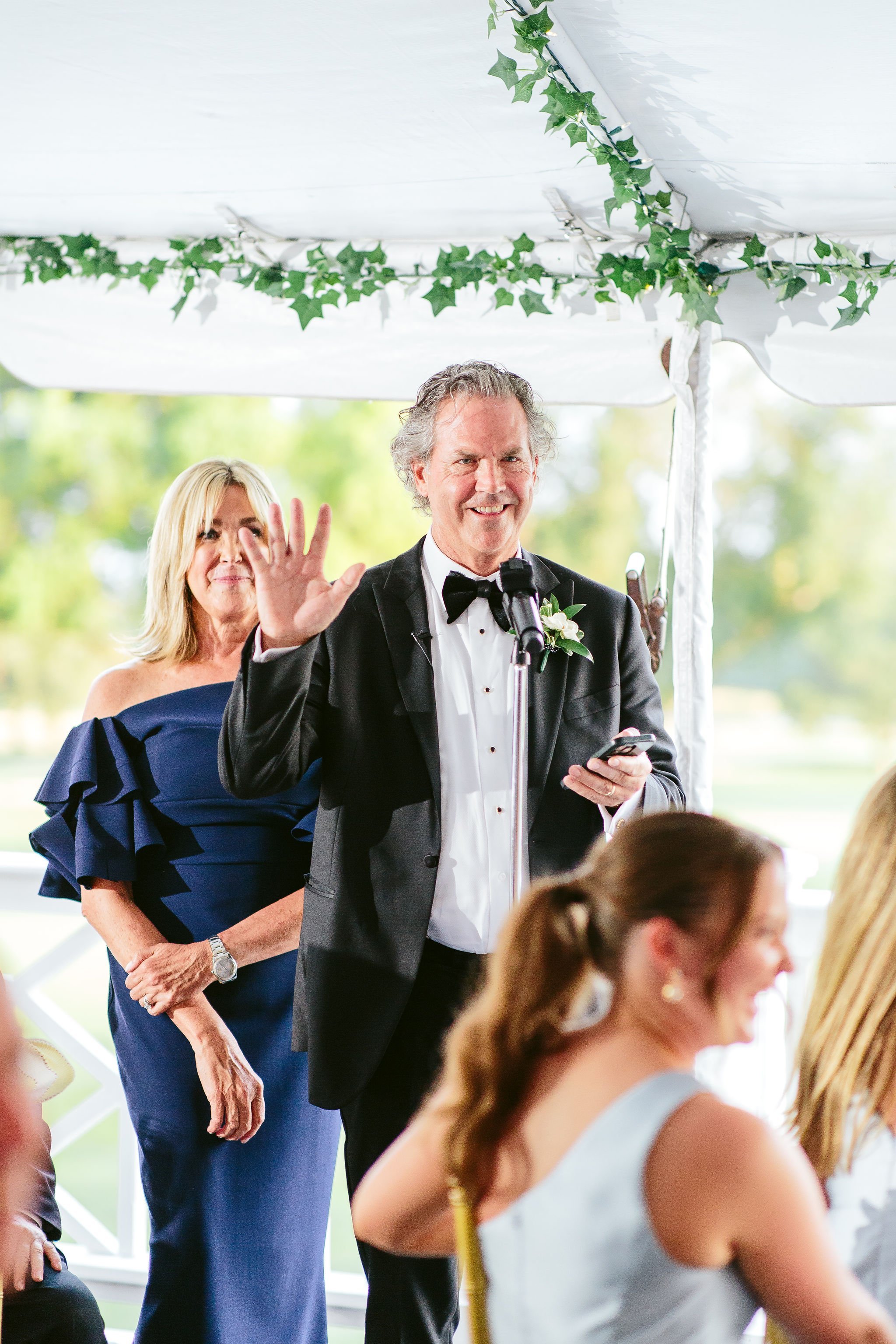 welcome speech at country club wedding in chicago