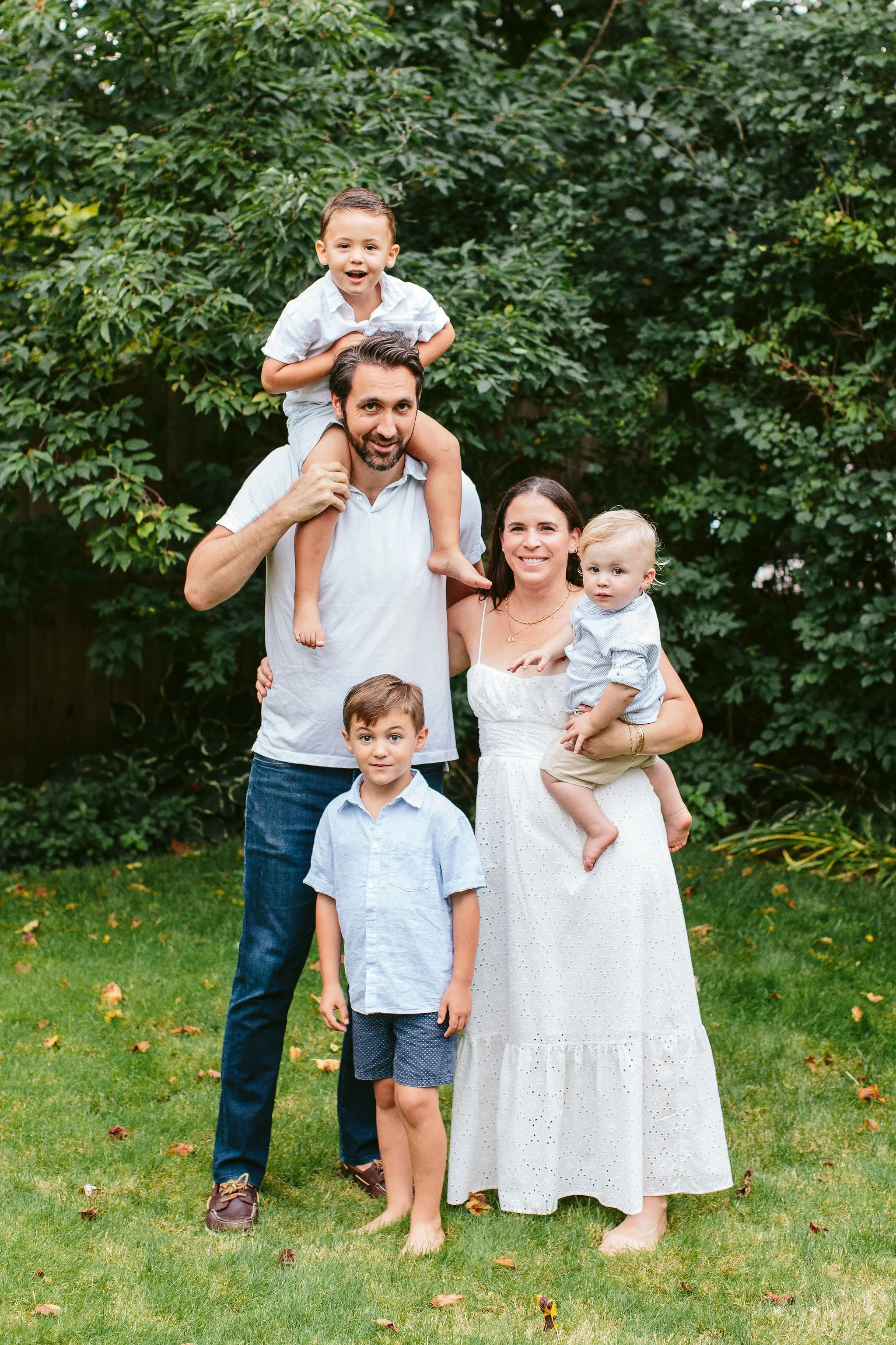 chicago backyard family session