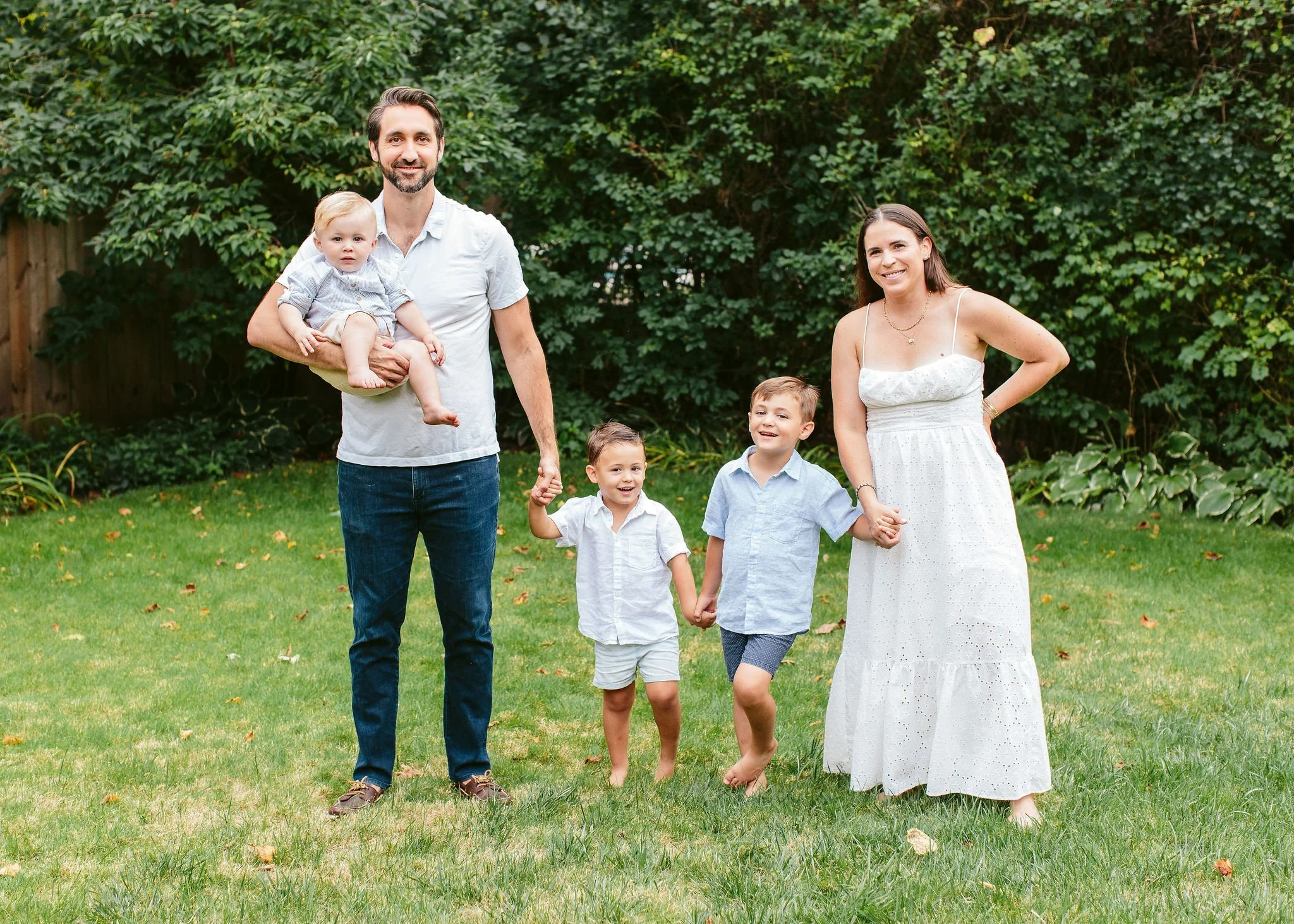 family session with three kids