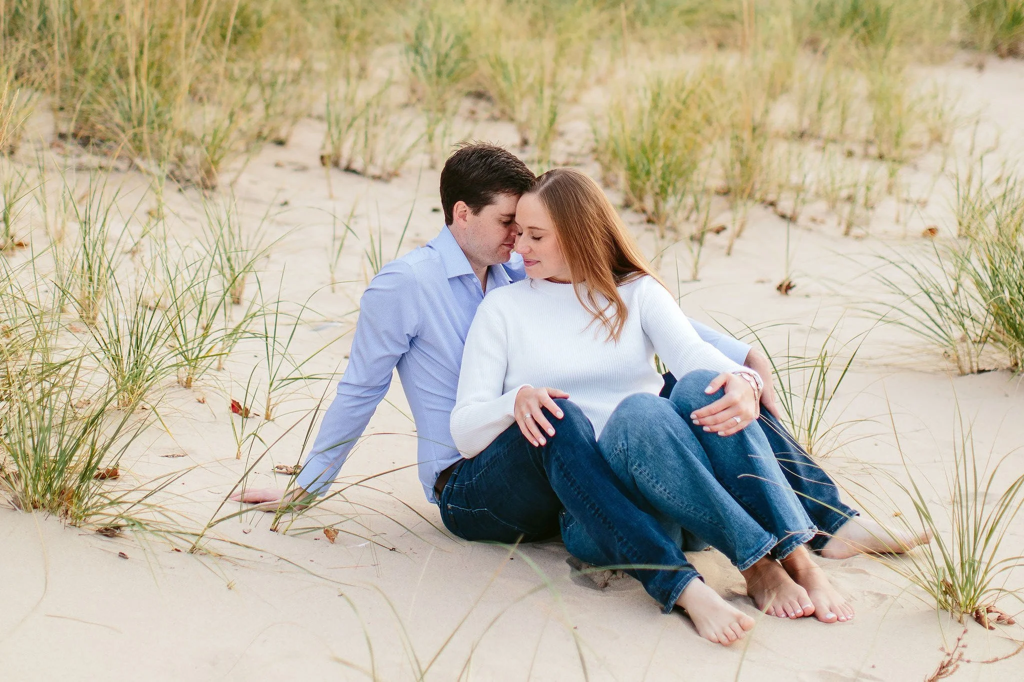 Claire + Phil, Autumn Engagement Session in Sawyer, MI