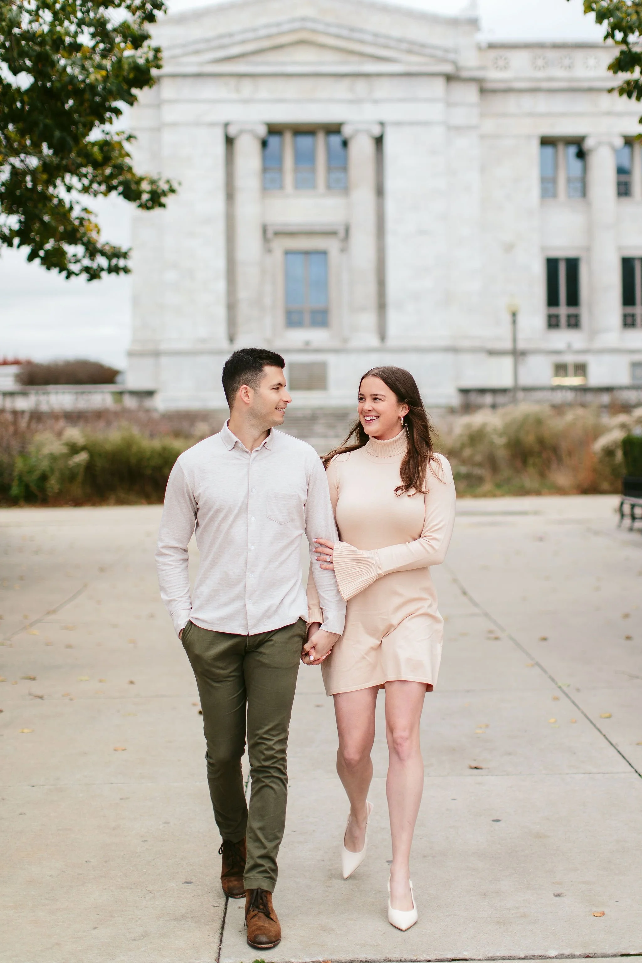 field museum engagement session