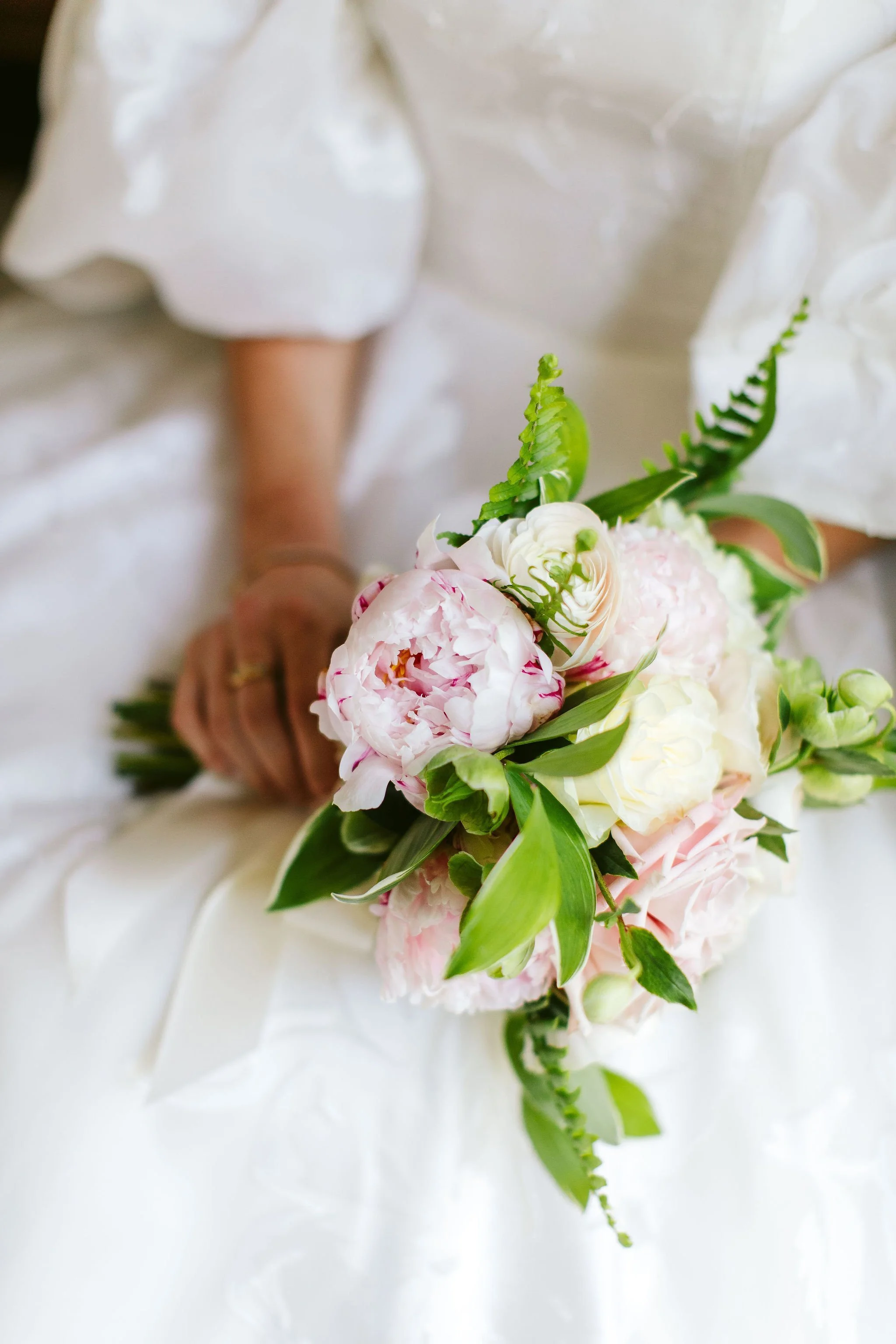 peony wedding bouquet by Simply Flowers Design