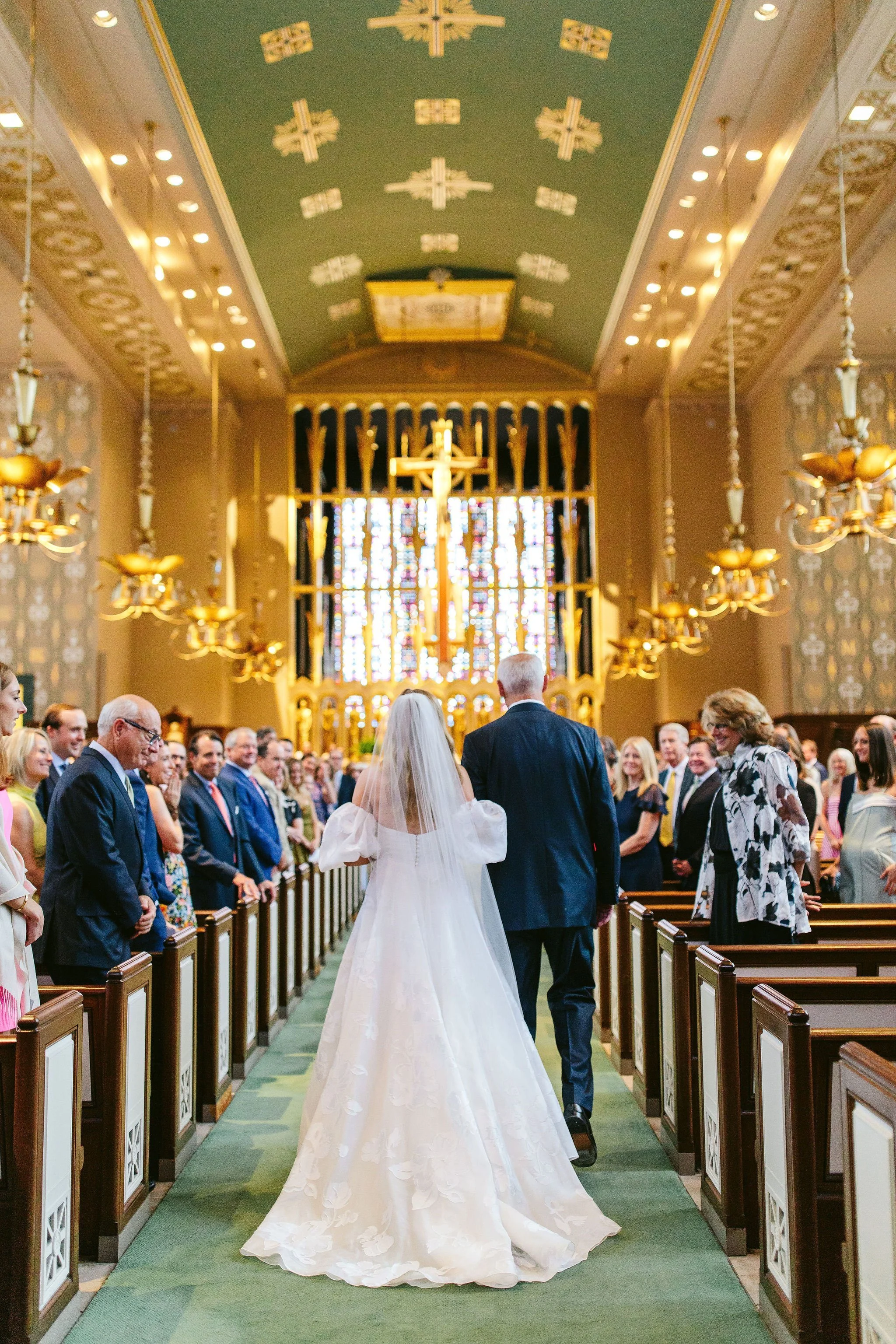 Processional at Saints Faith, Hope, and Charity Church