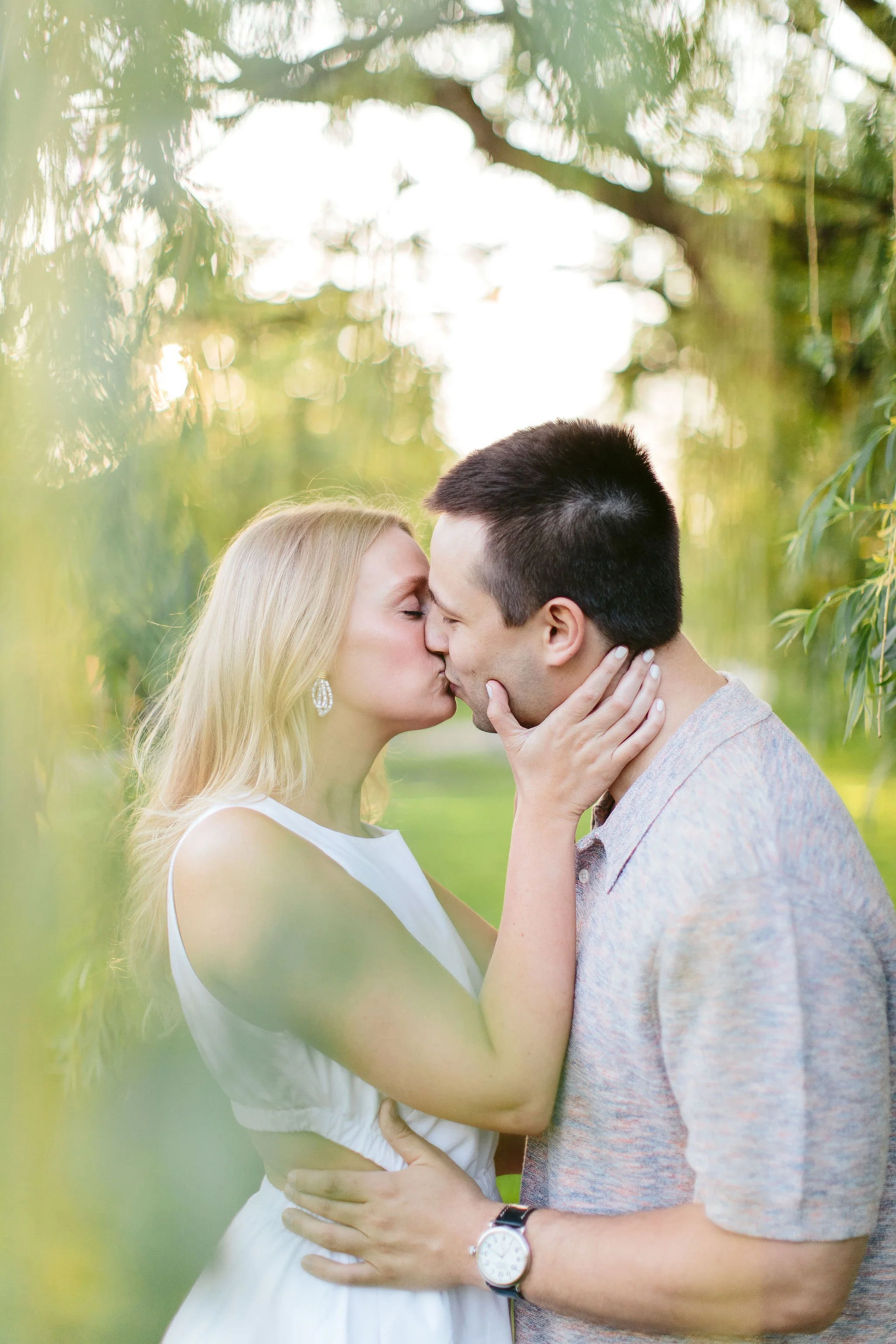 Chicago summer engagement session