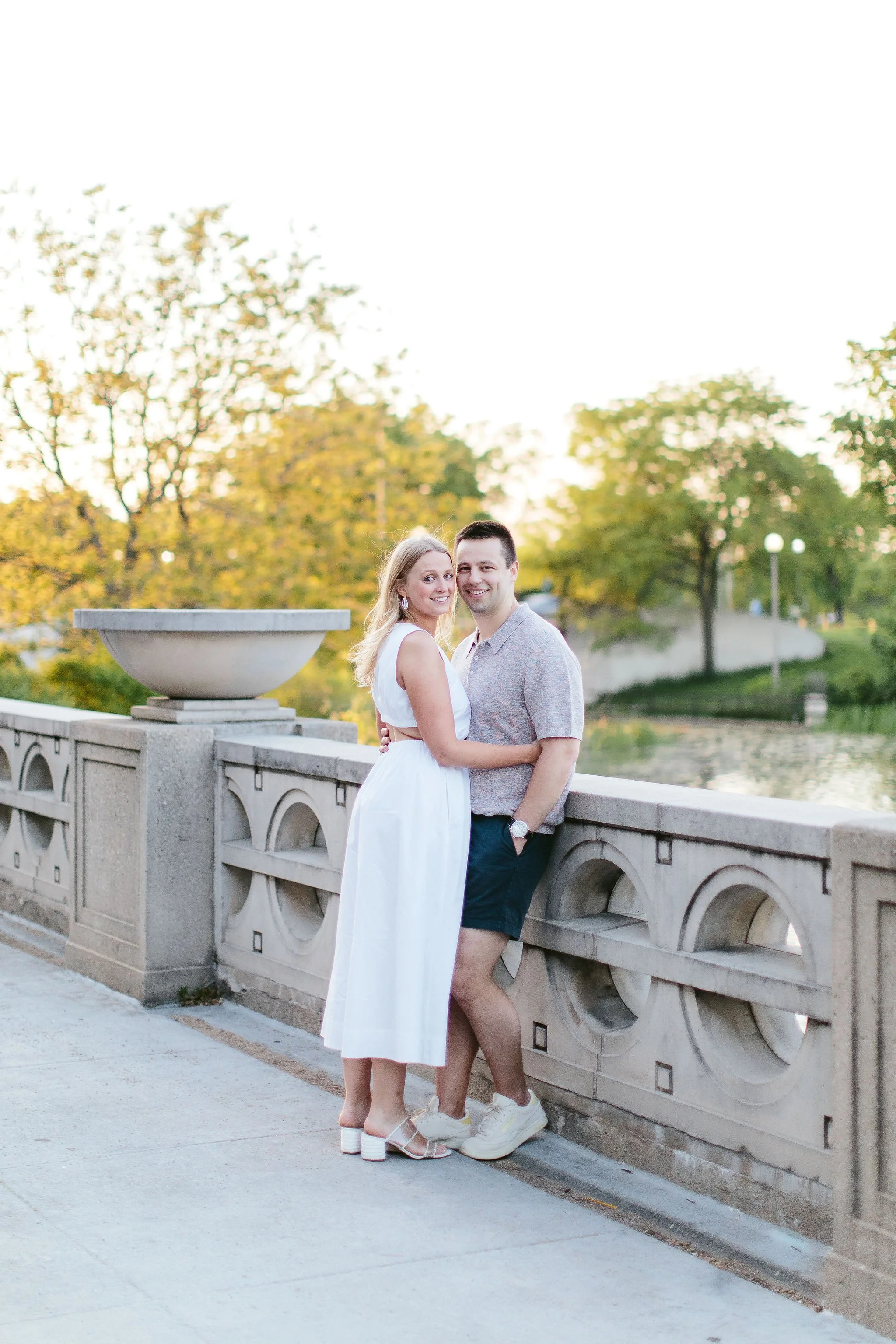 Humboldt Park boathouse engagement