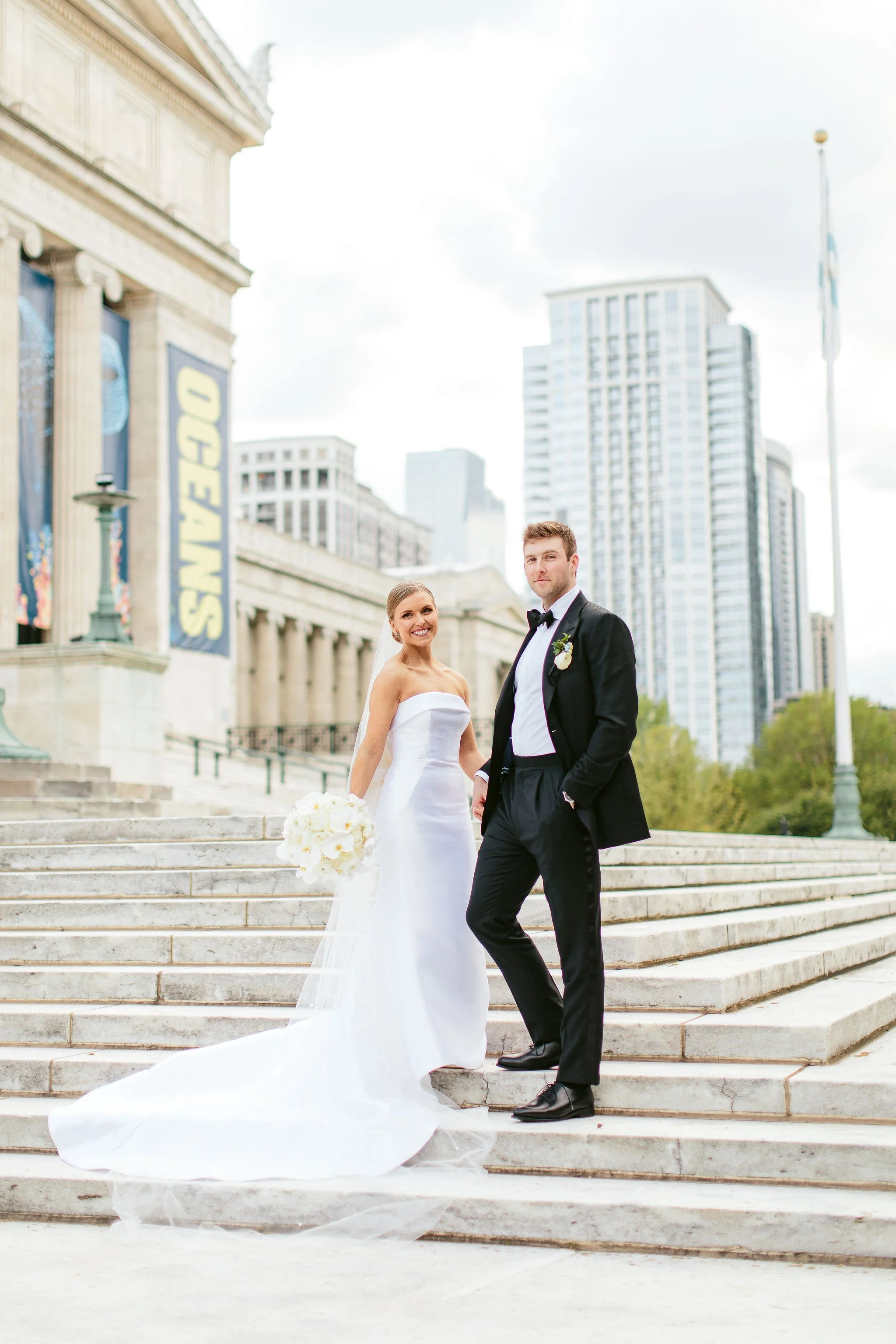 adler planetarium wedding portraits