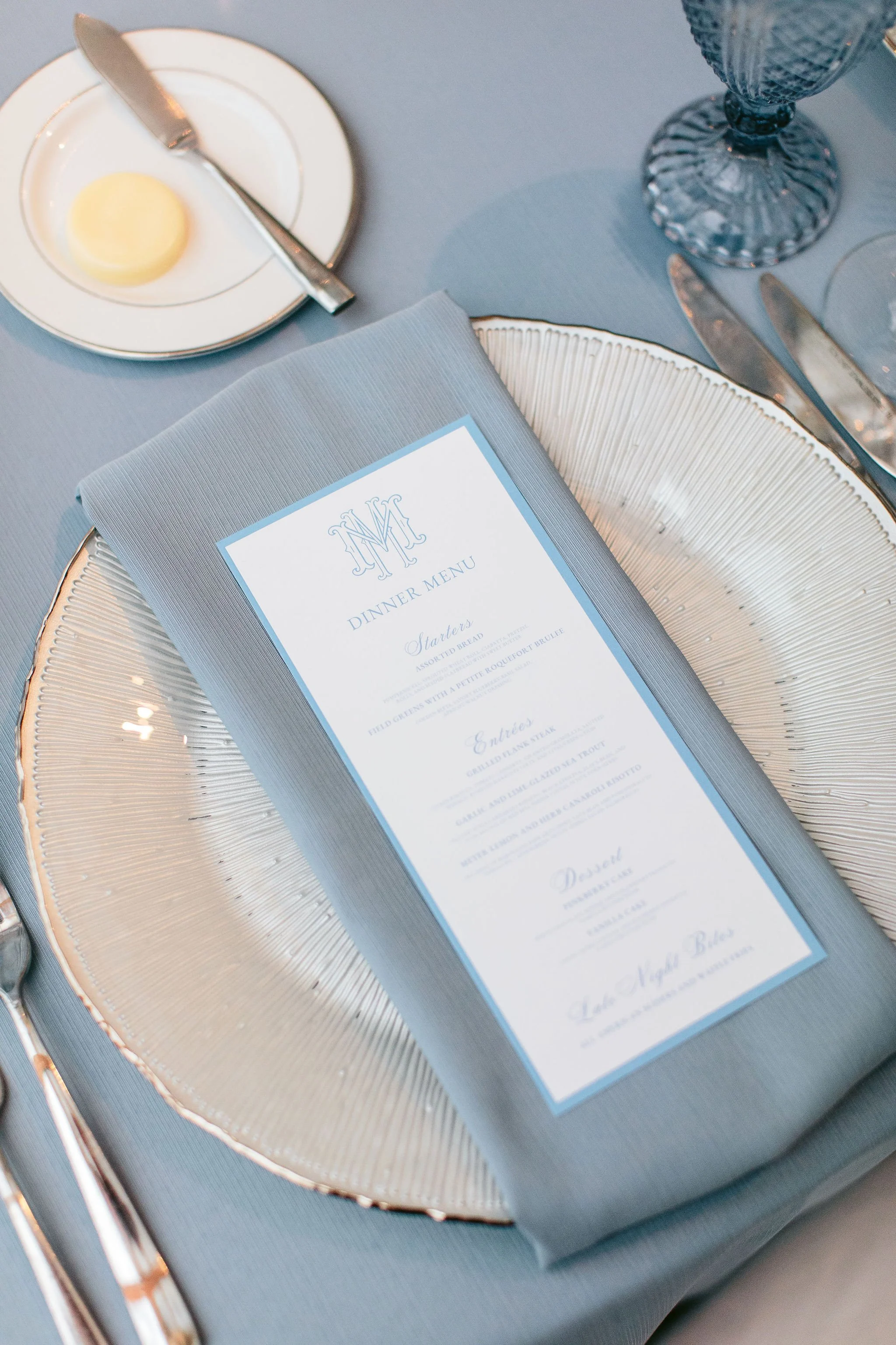 menu card inspiration for wedding