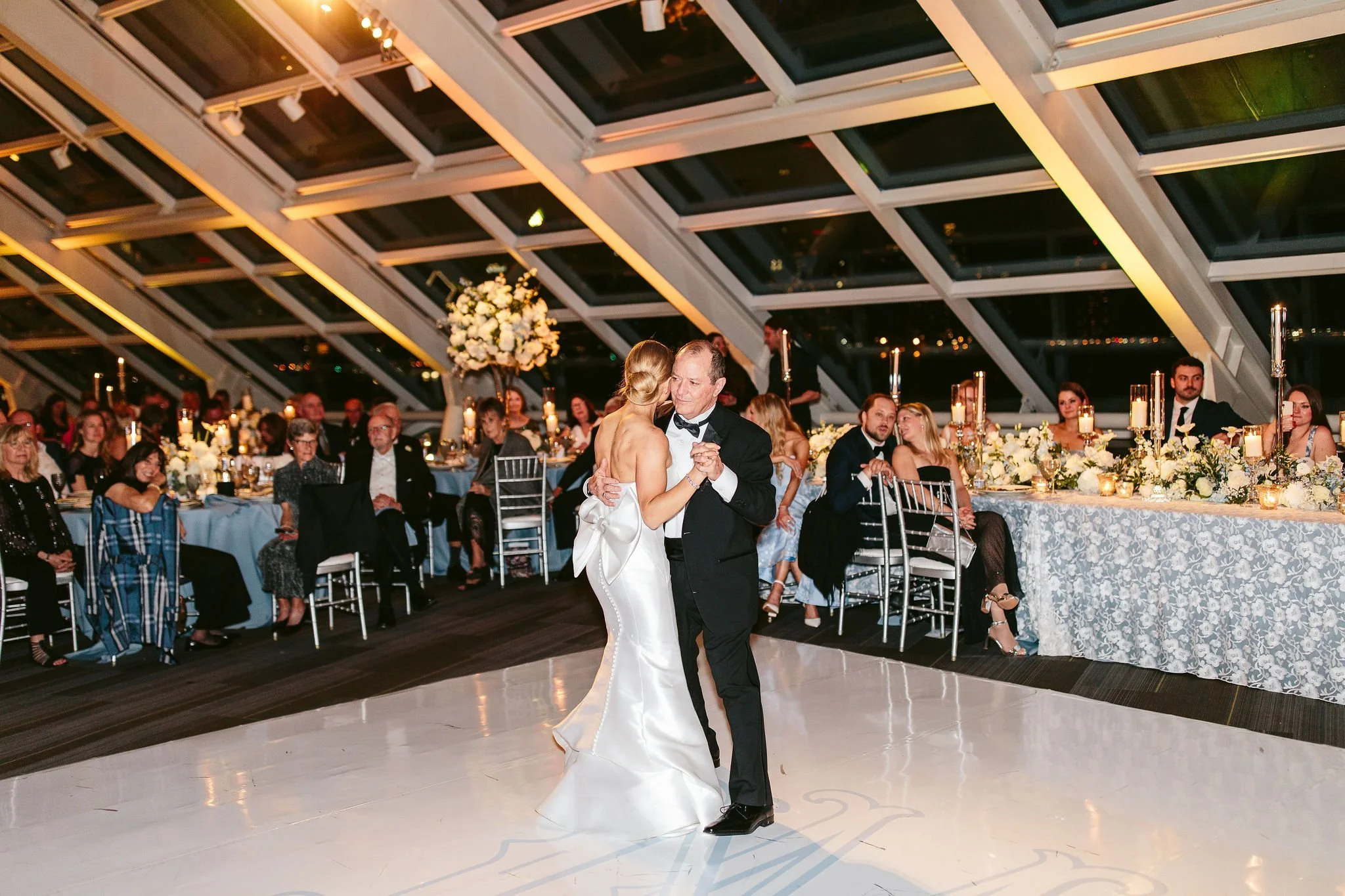 father daughter dance adler planetarium wedding