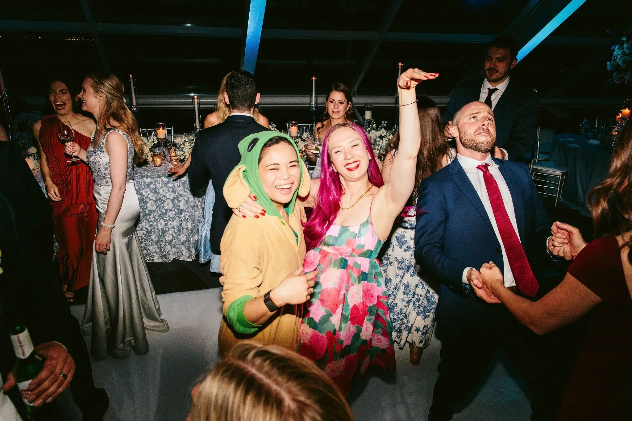 wedding reception at adler planetarium