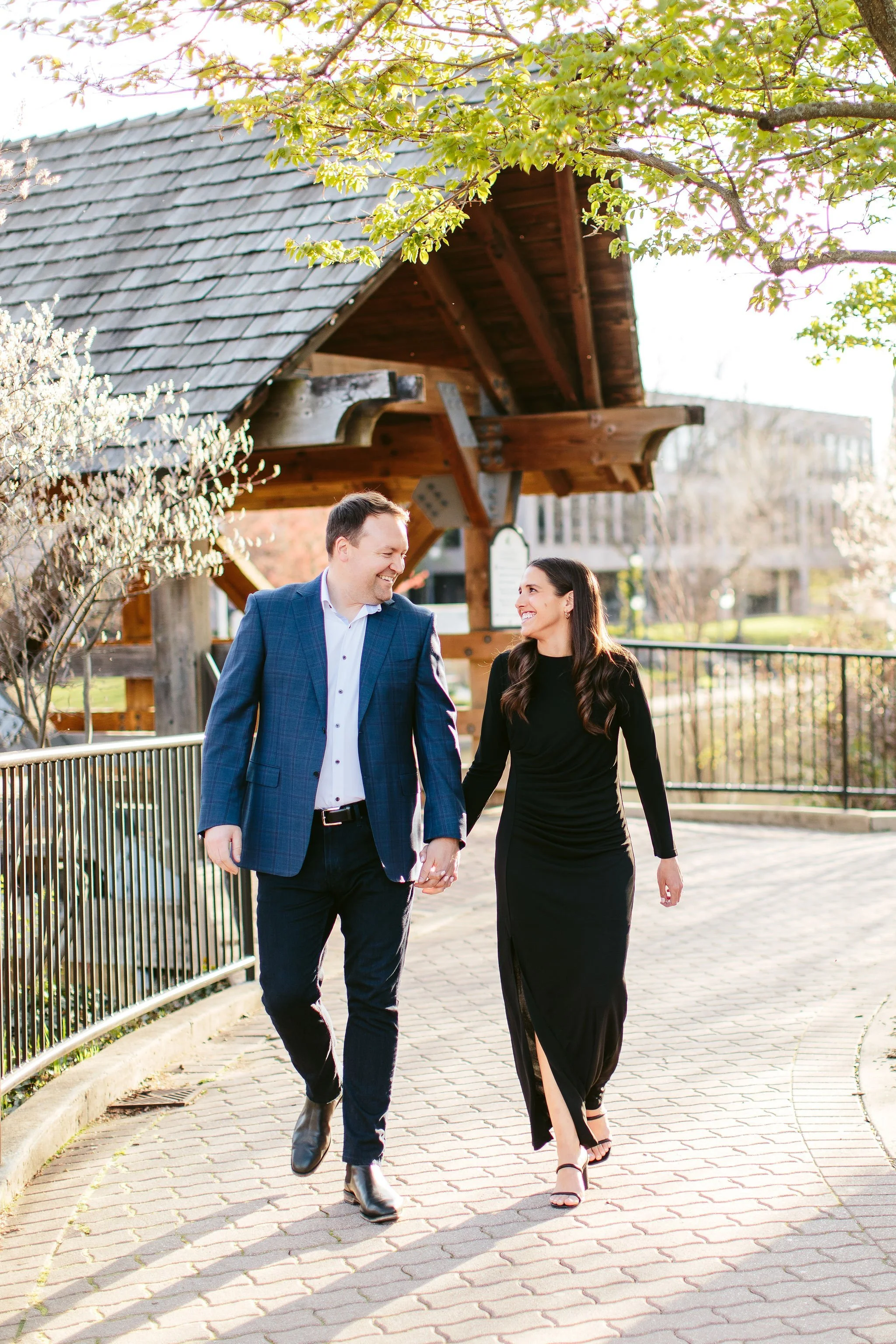 Naperville Riverwalk Engagement