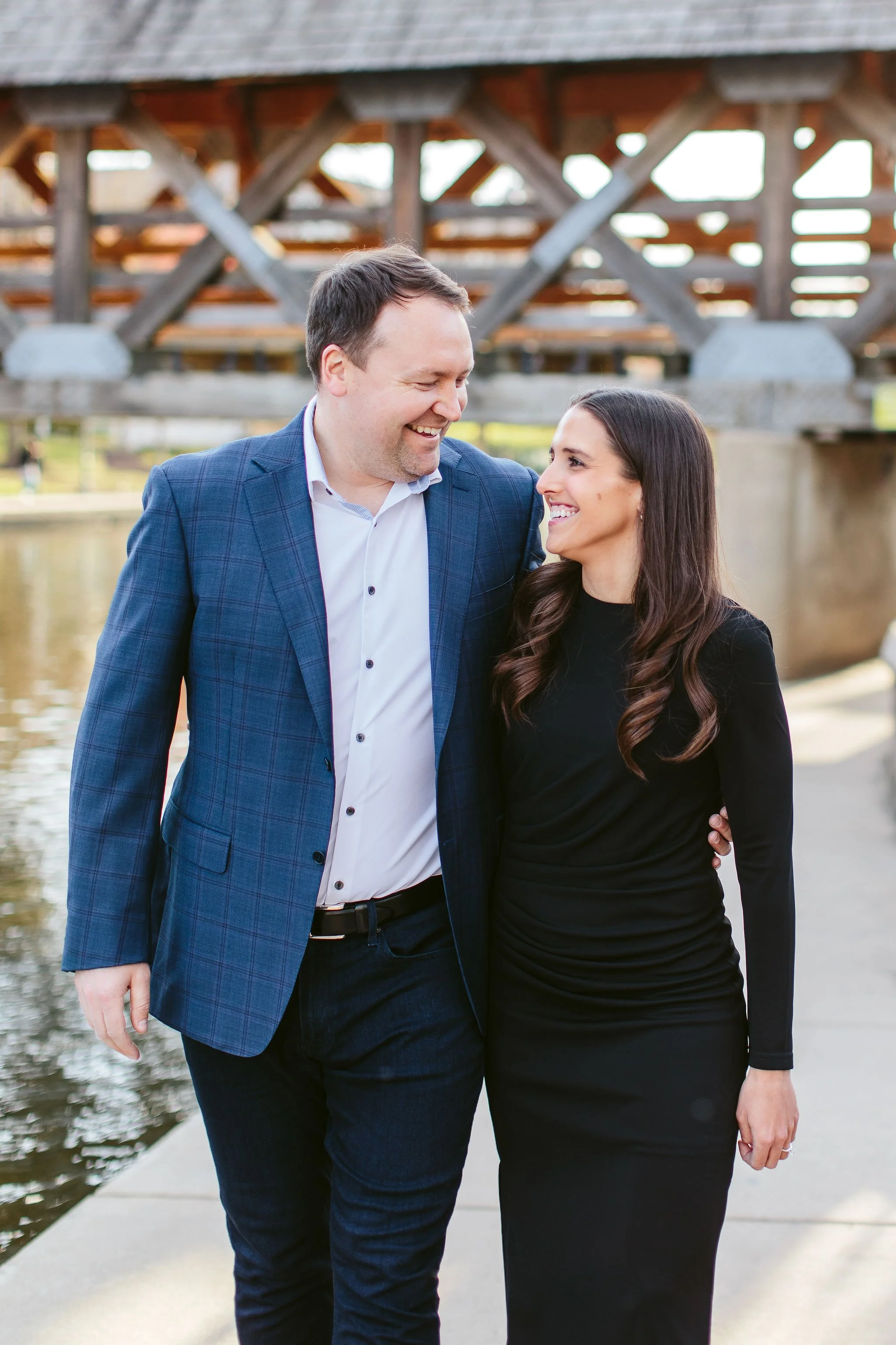 Naperville Riverwalk Engagement Session