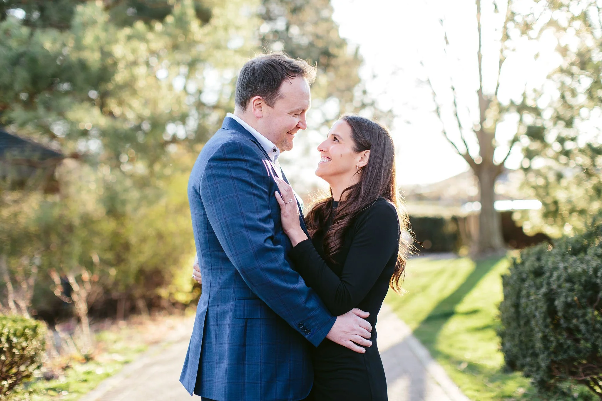 Kathleen + Jack, Naperville Riverwalk Engagement Session