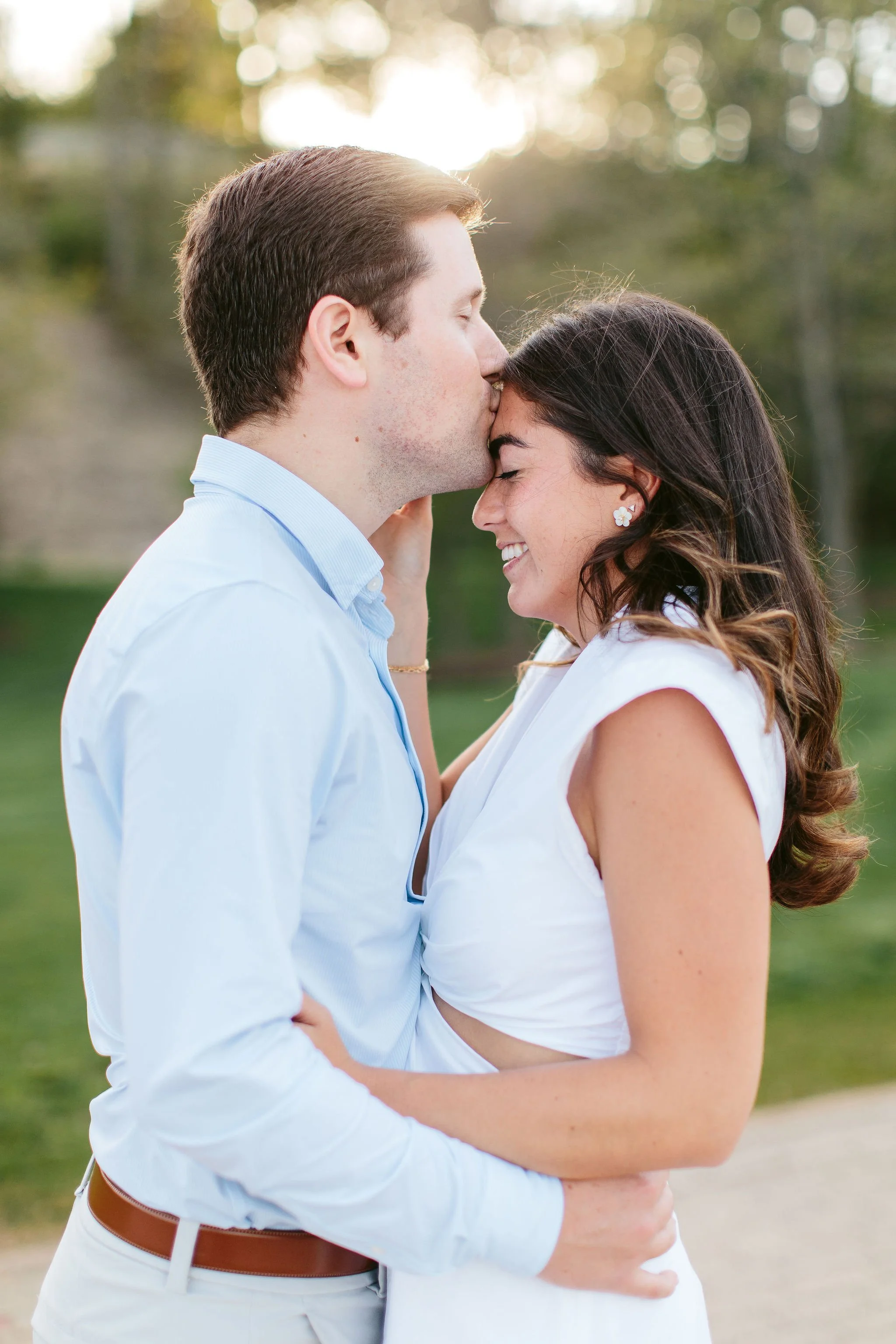 engagement session in lake forest illinois