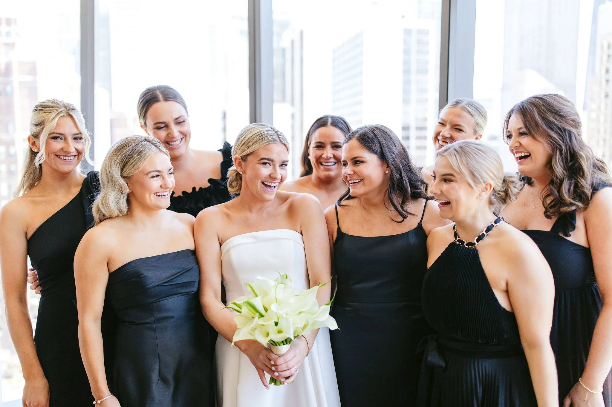 casual bridesmaid photo