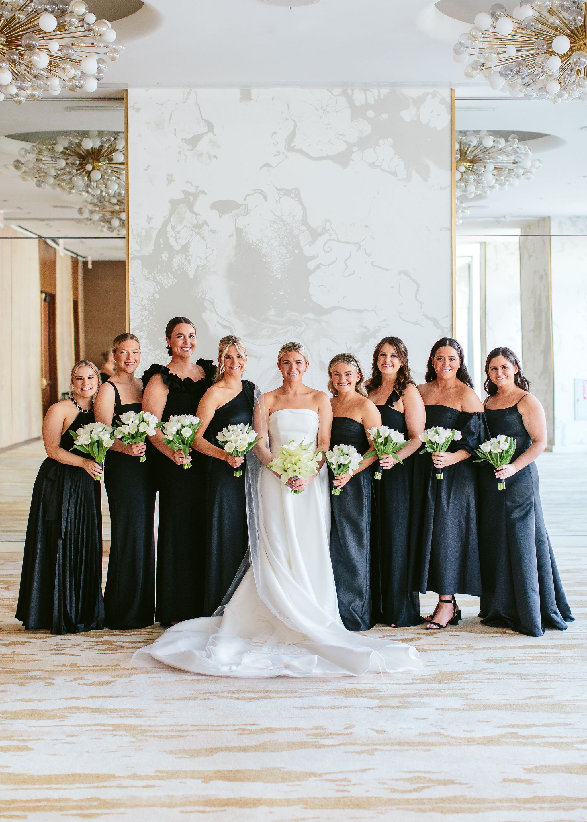 formal bridesmaid photo chicago wedding