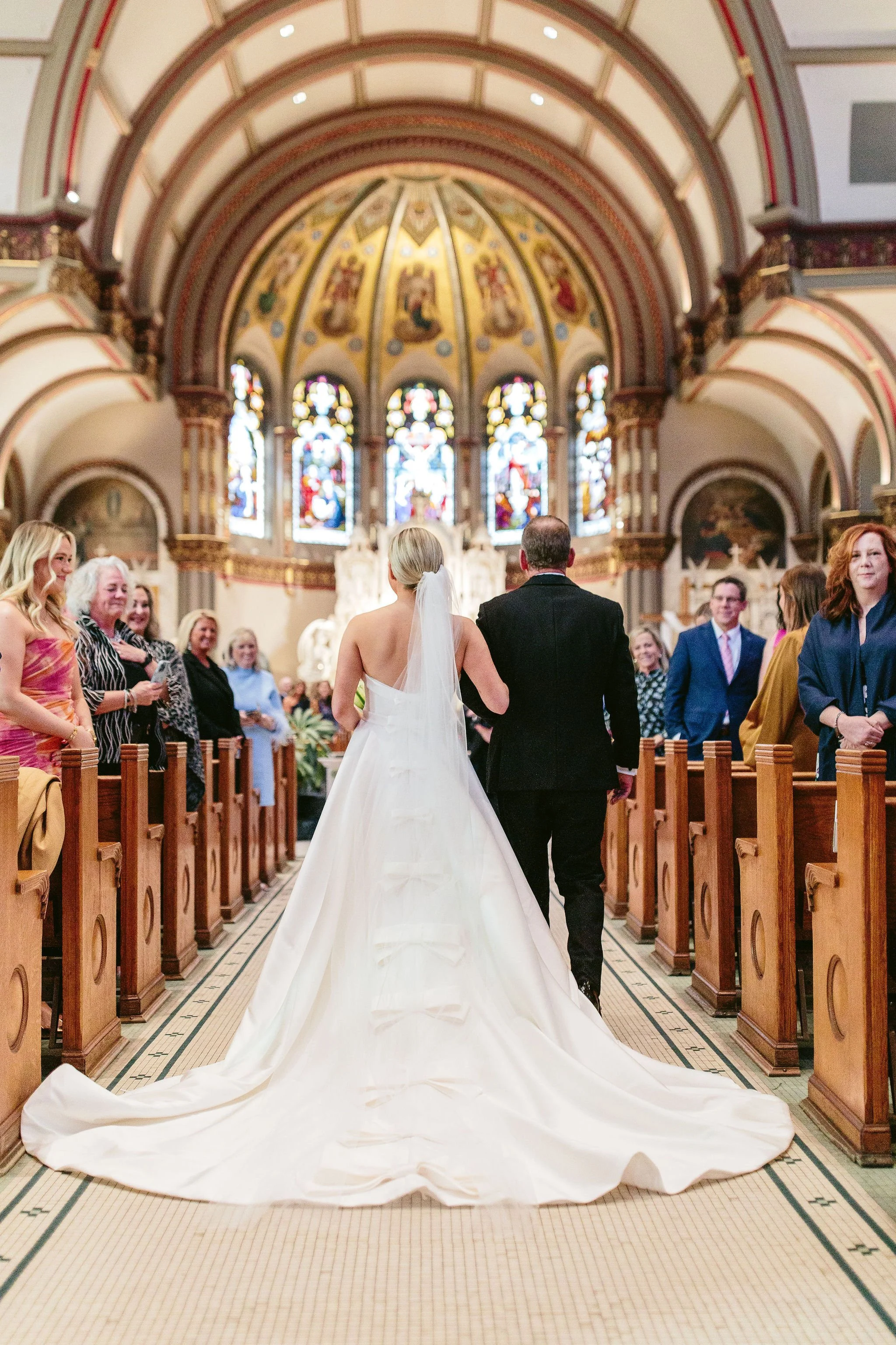 processional at Saint Vincent de Paul Catholic Church