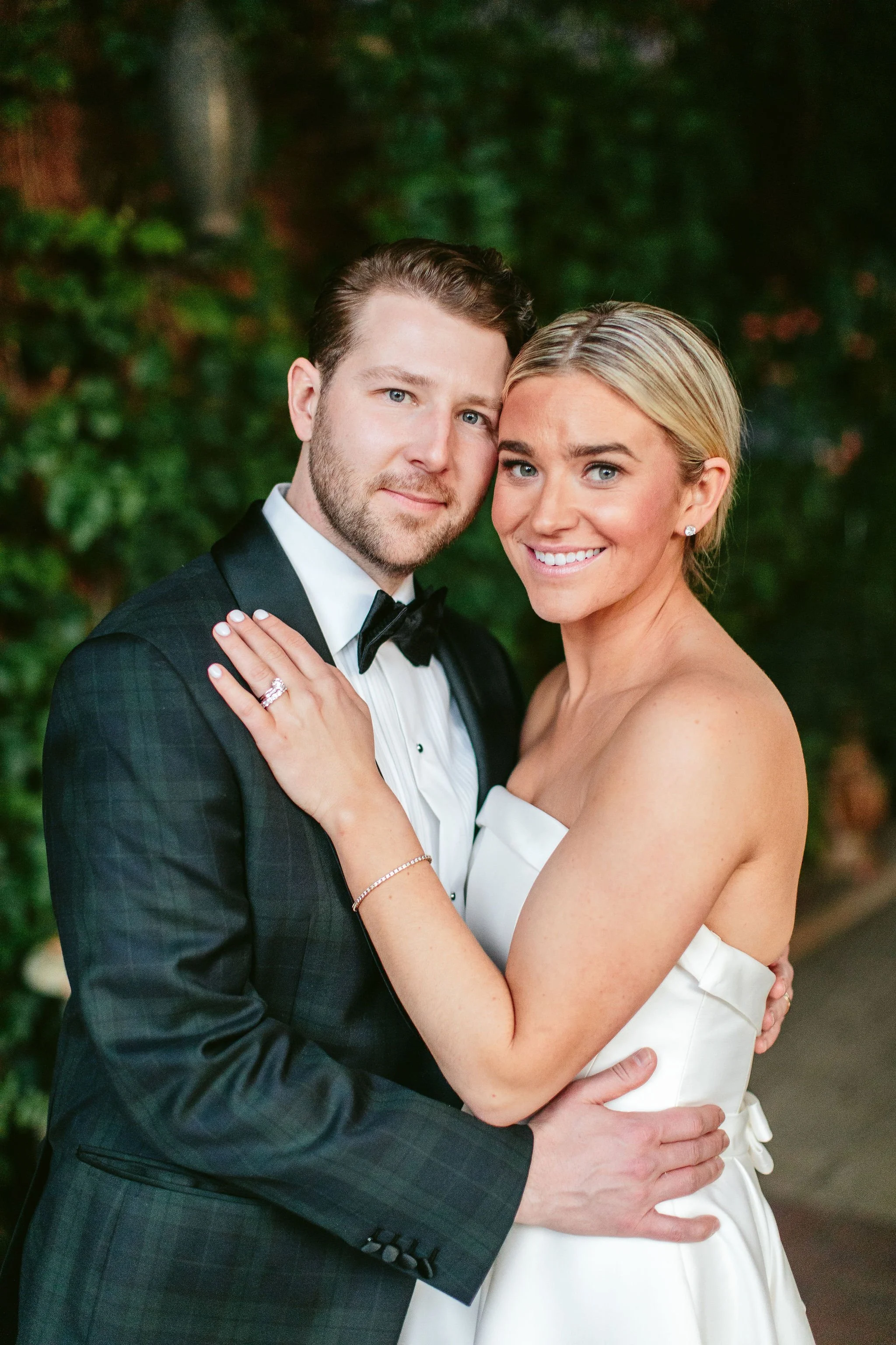 wedding portrait at galleria marchetti