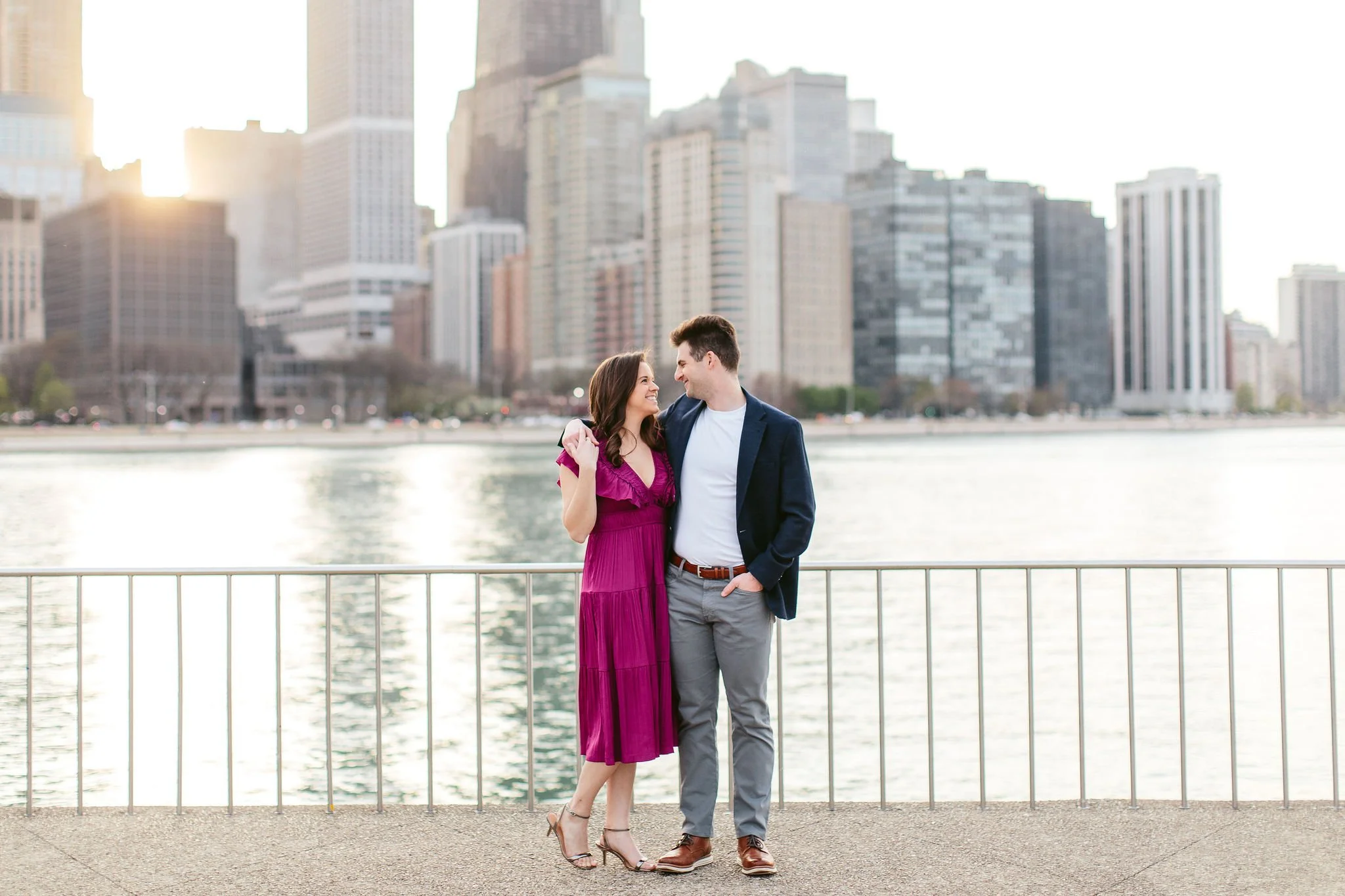 Lauren + Derek, Classic Chicago Engagement Session