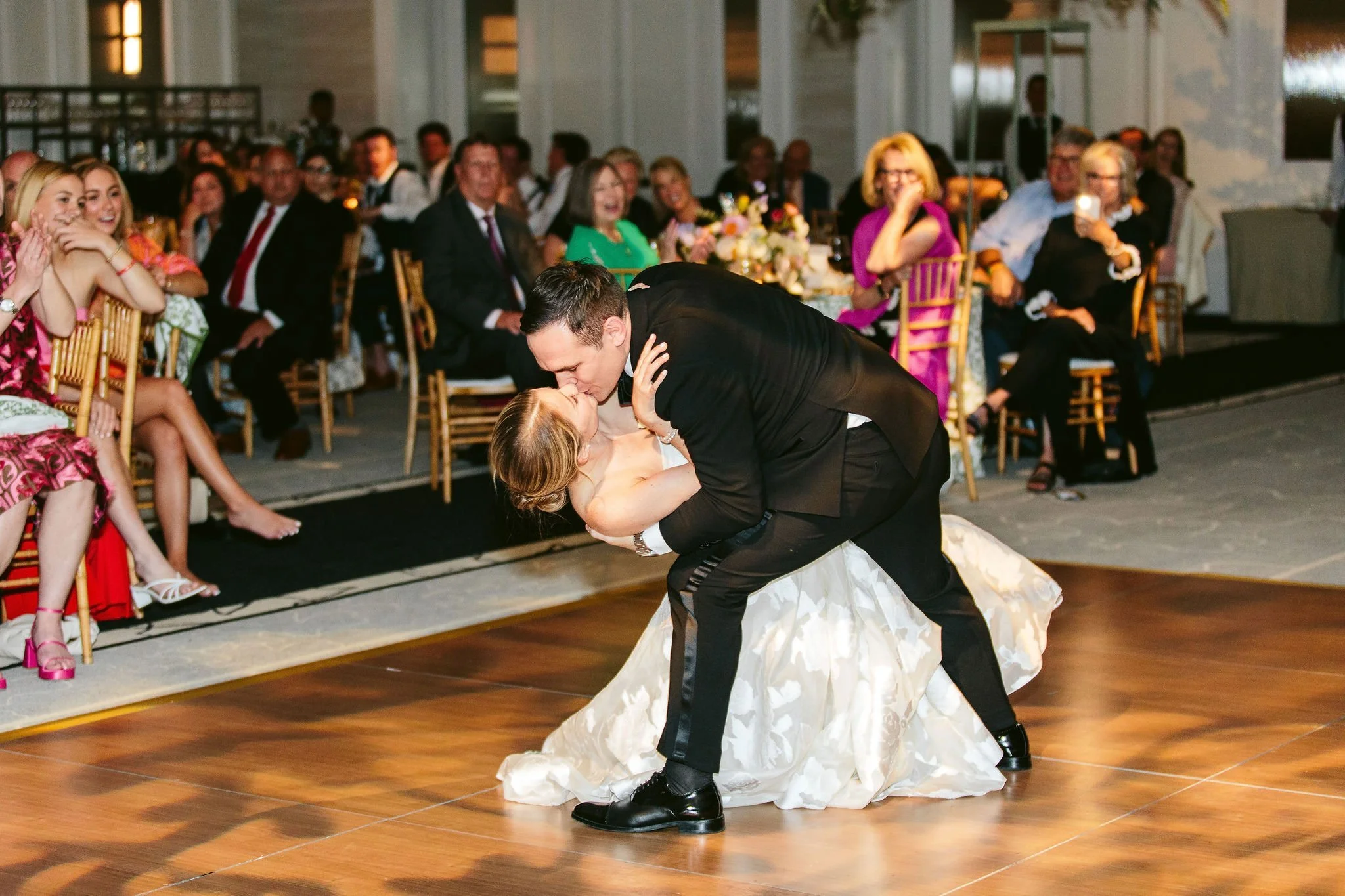 first dance at four seasons chicago wedding