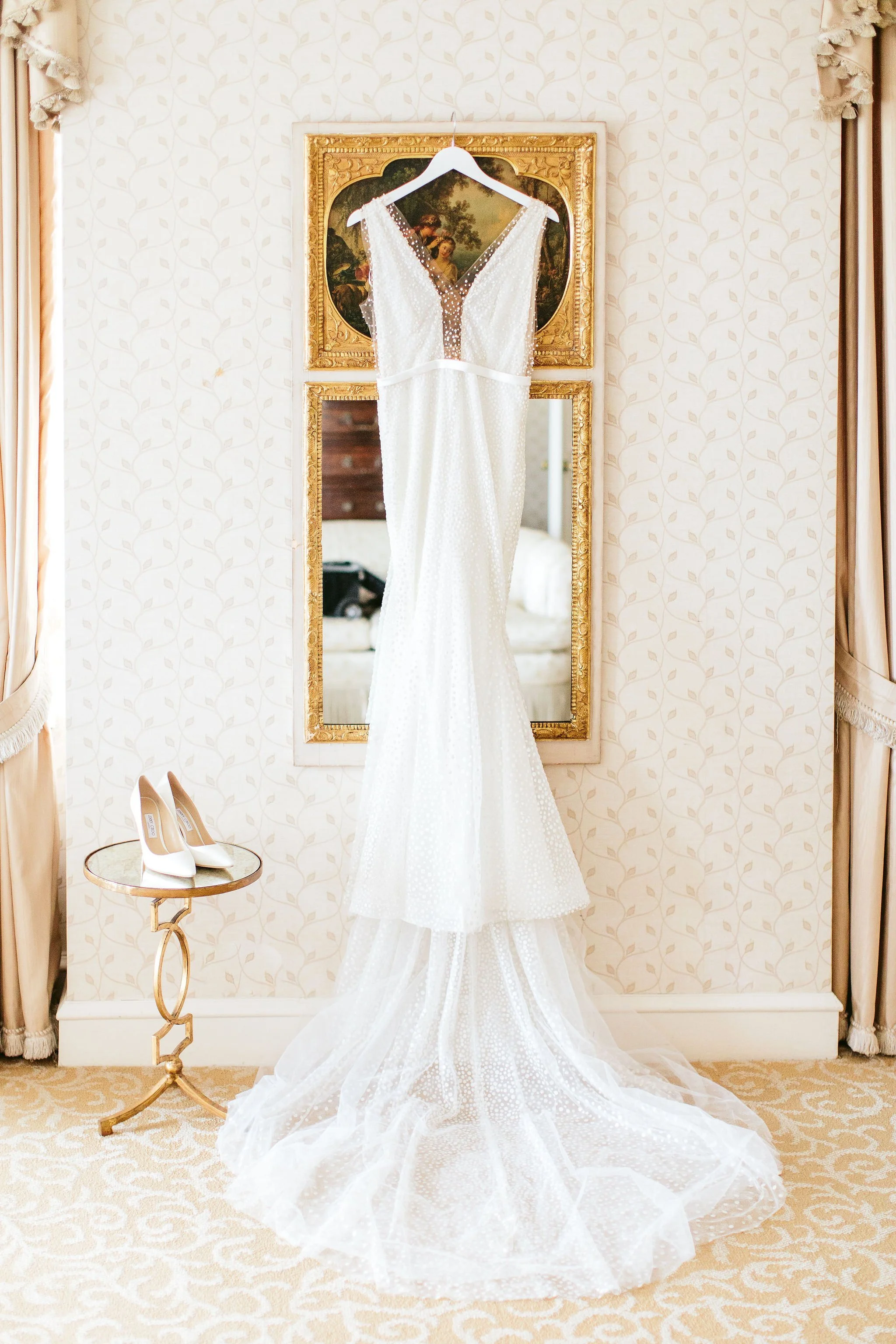 wedding dress at the drake hotel