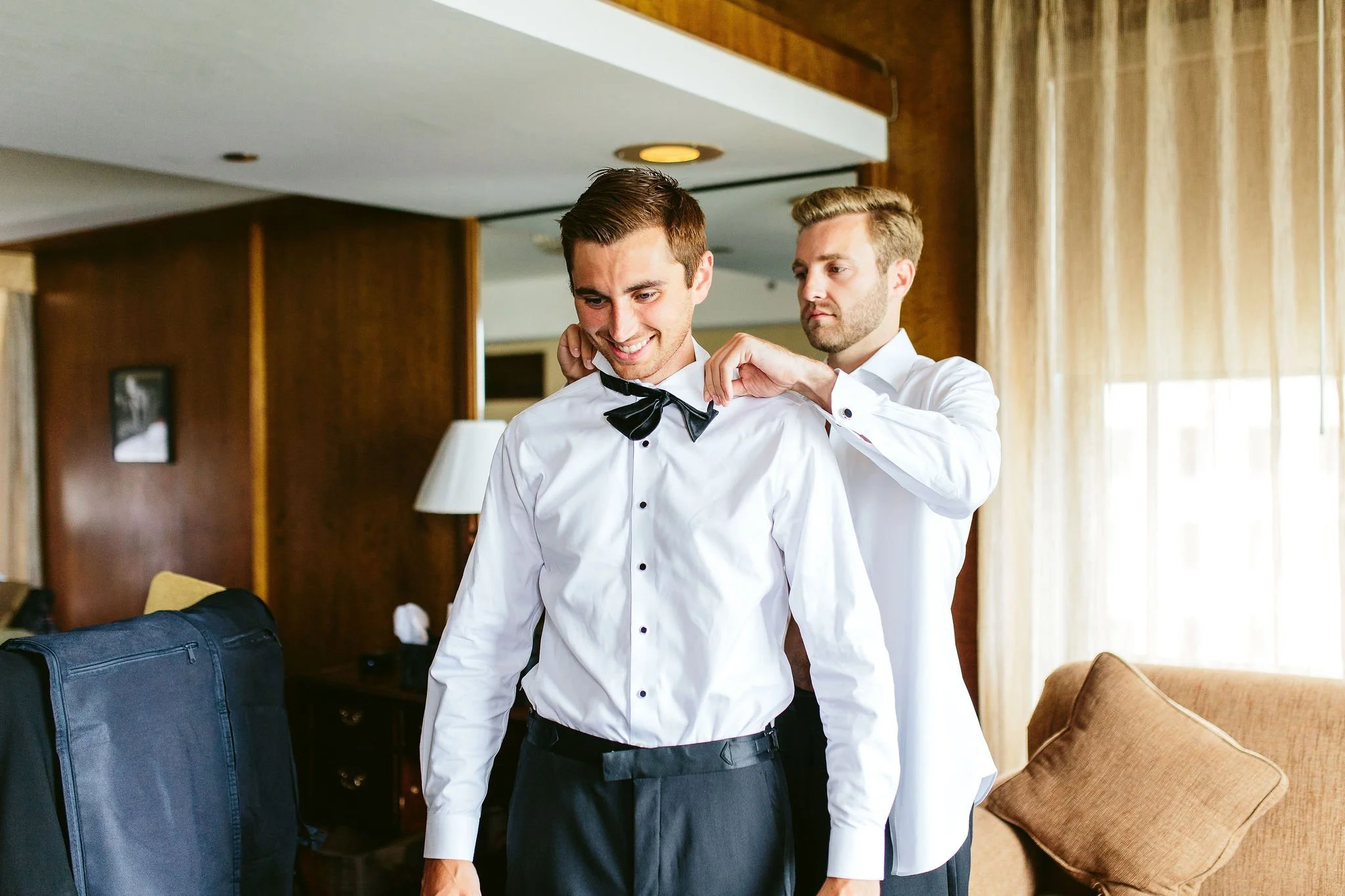 groom prep at the drake hotel