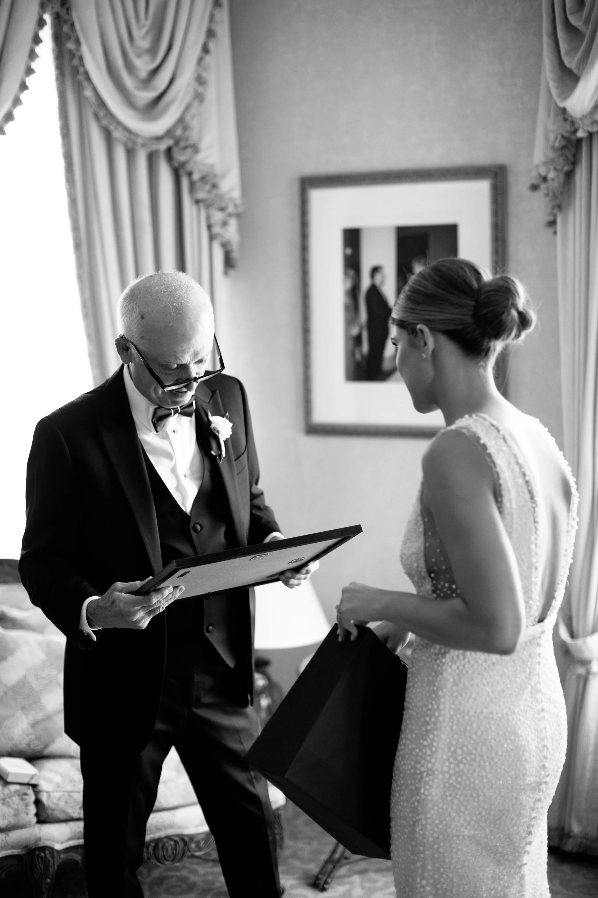 first look with dad at the drake