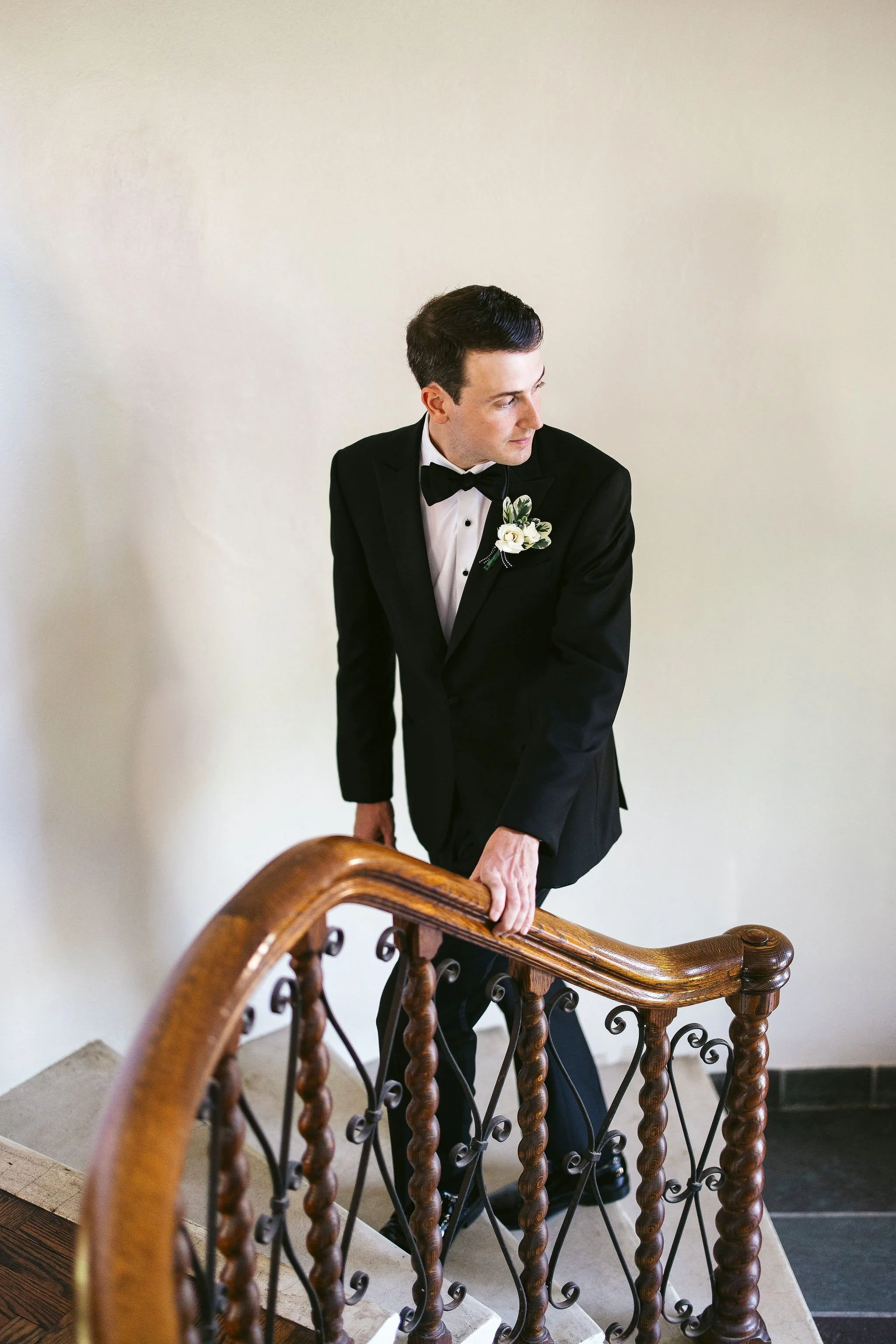 cadid groom portrait chicago wedding