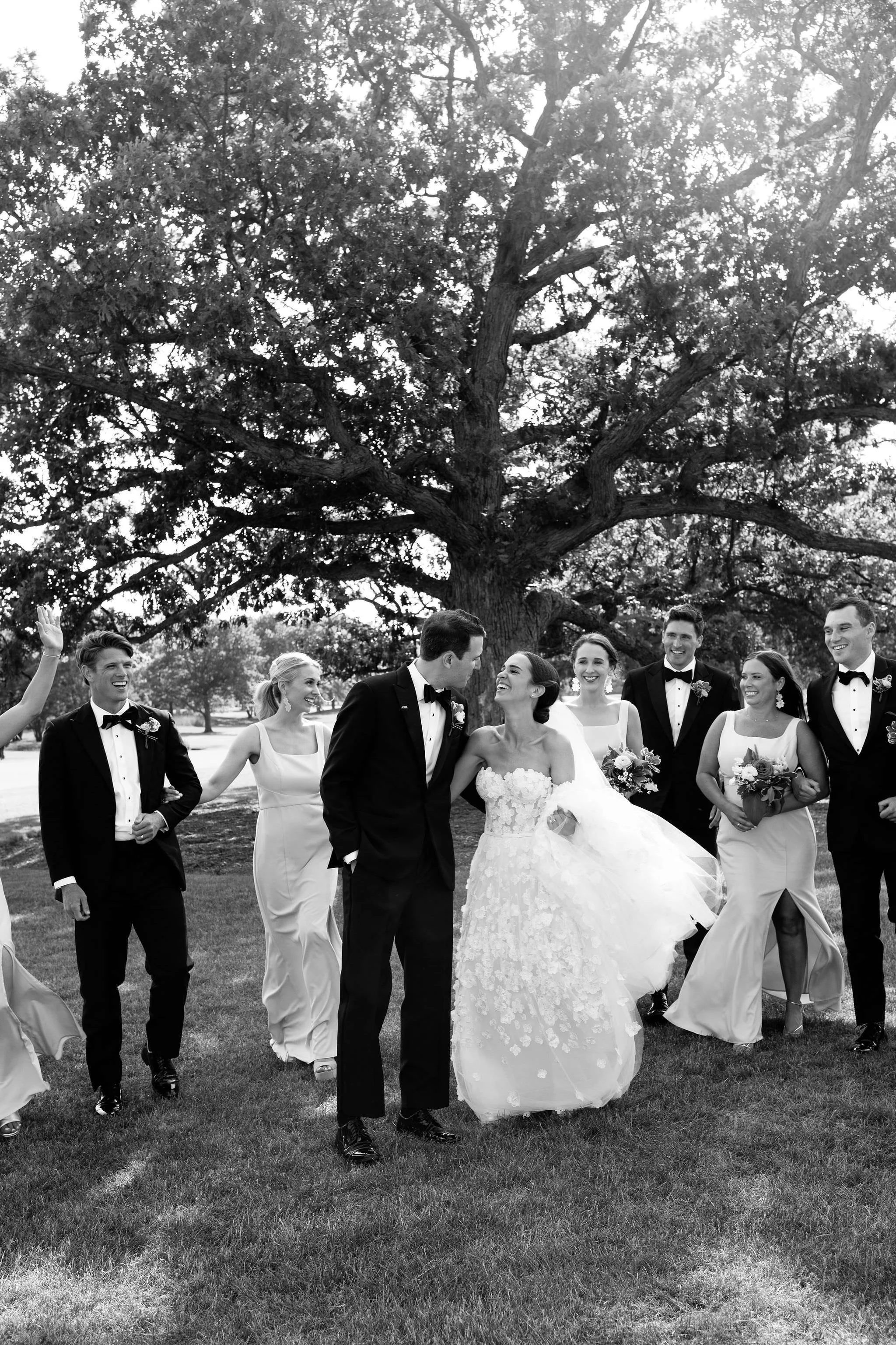 Indian Hill Club wedding party
