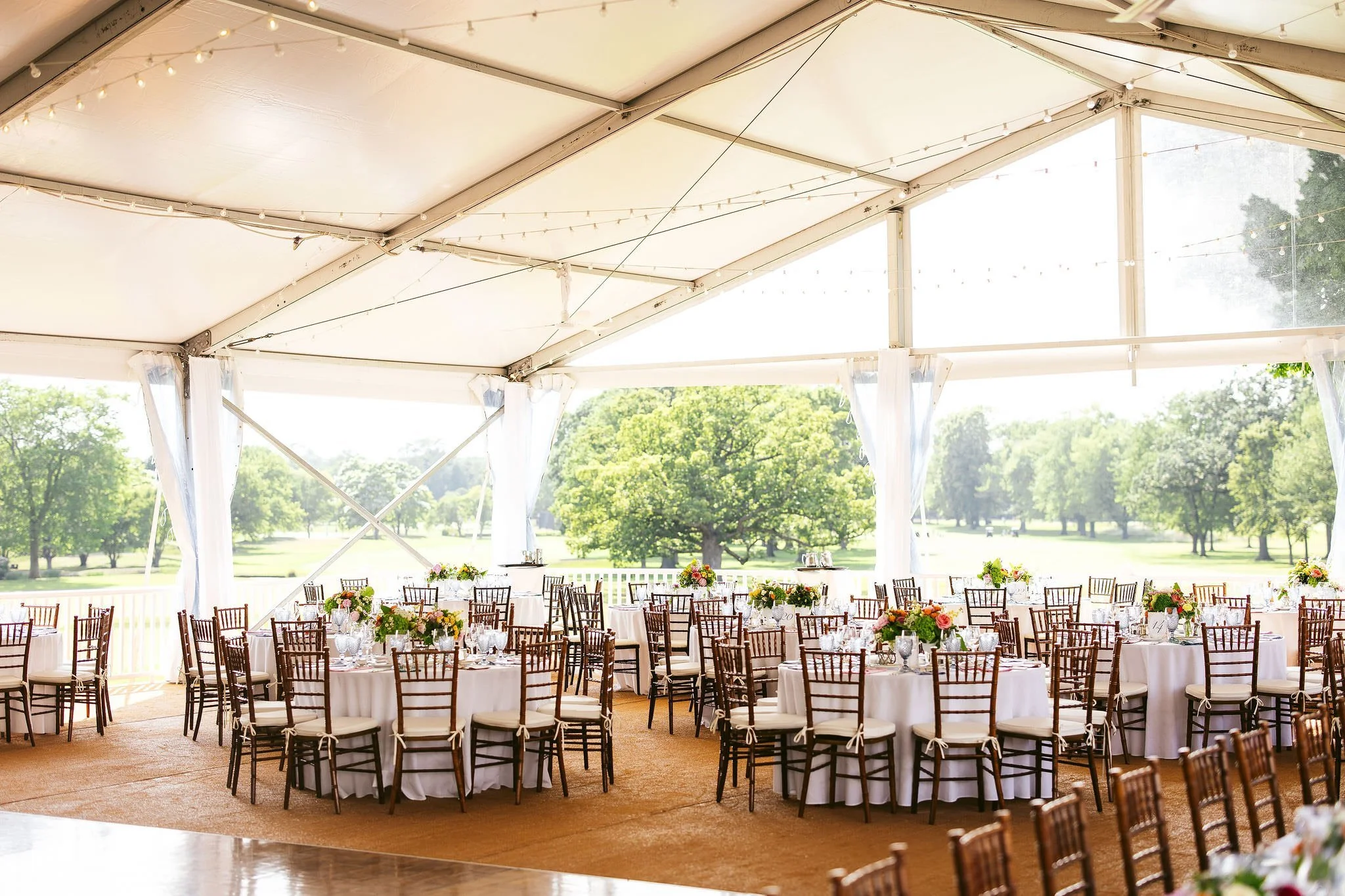 tented wedding reception inspiration