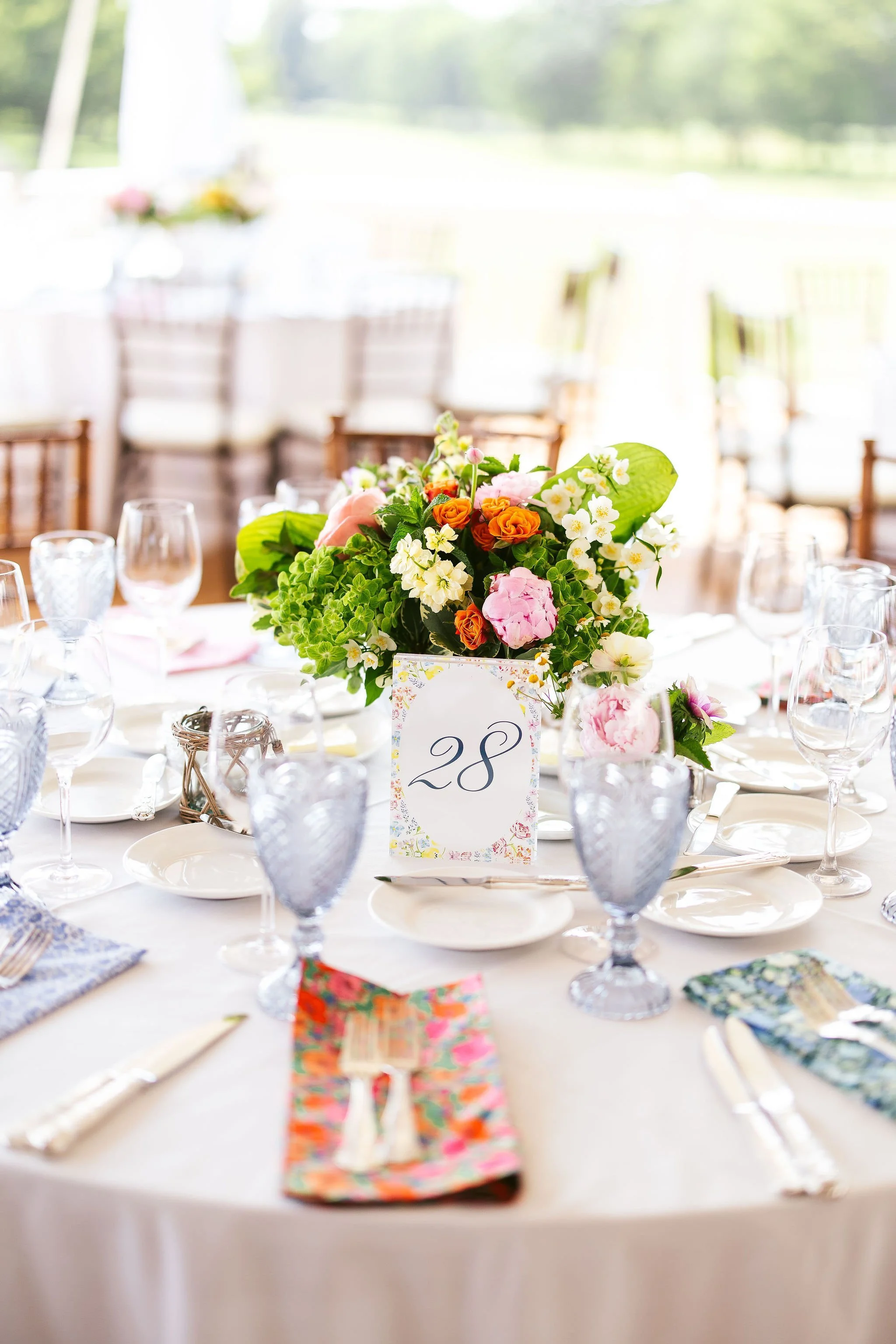 summer reception inspiration