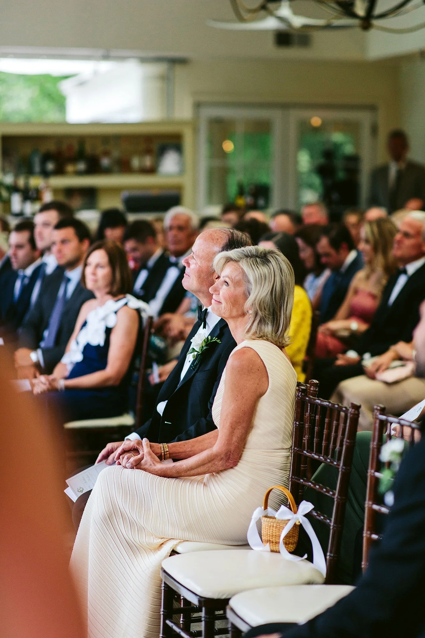 guests at saddle &amp; cycle club wedding
