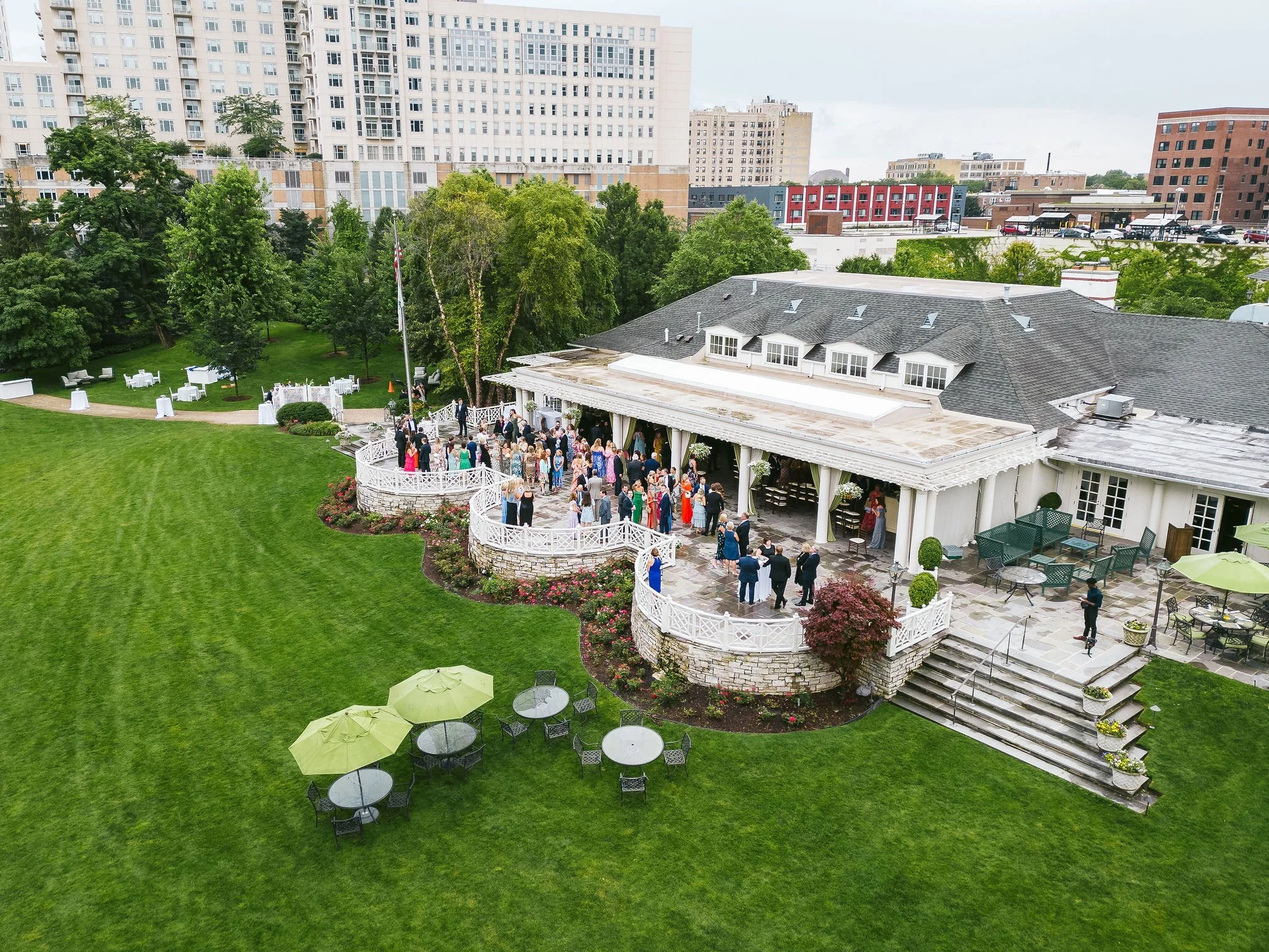 aerial photography at saddle &amp; cycle club
