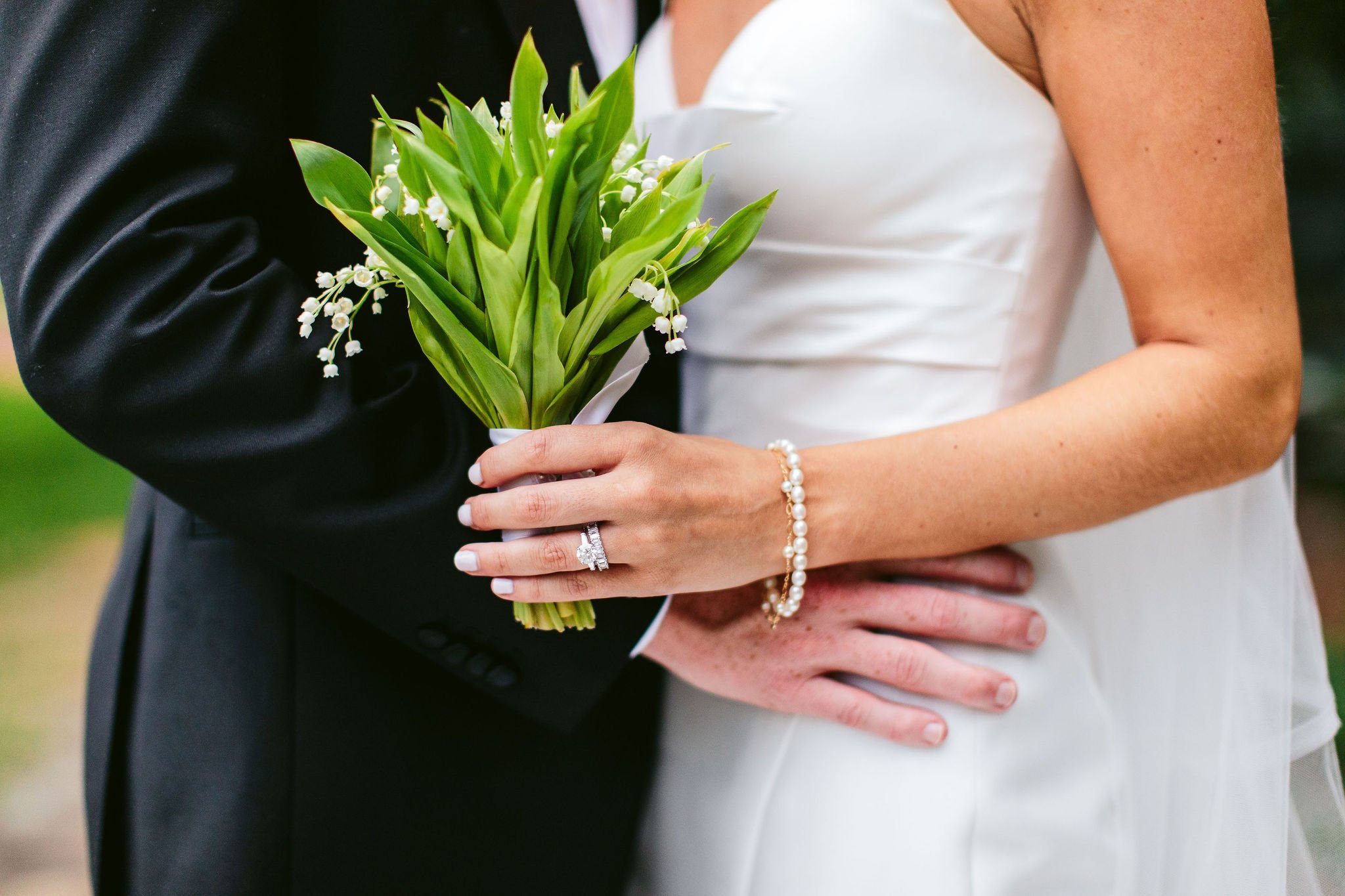 lily of the valley wedding bouquet