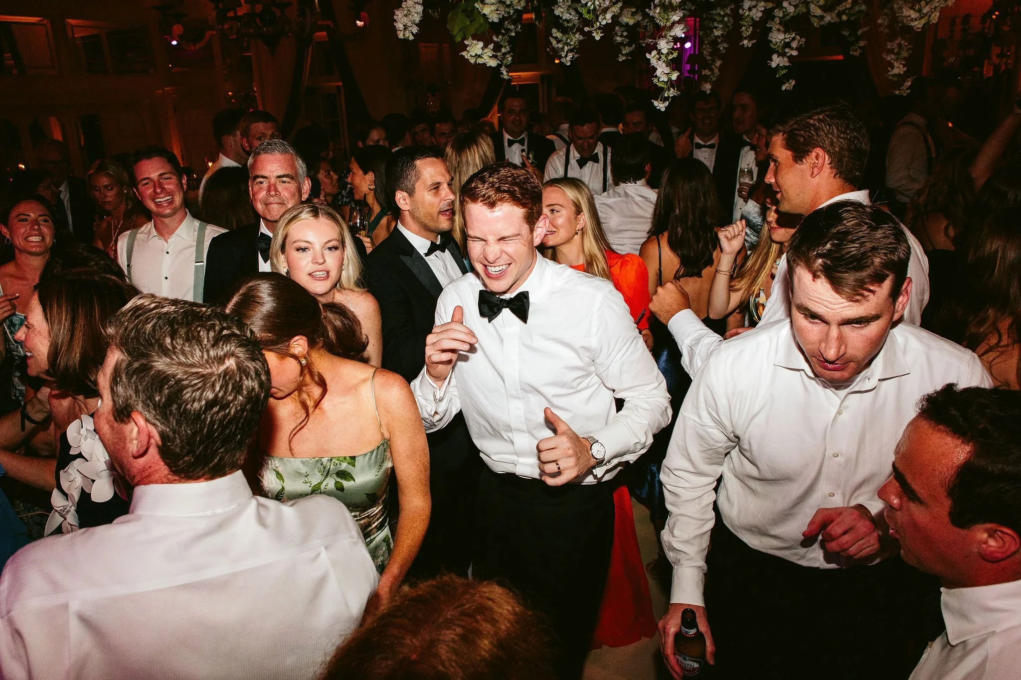 dance floor photography at saddle &amp; cycle club wedding
