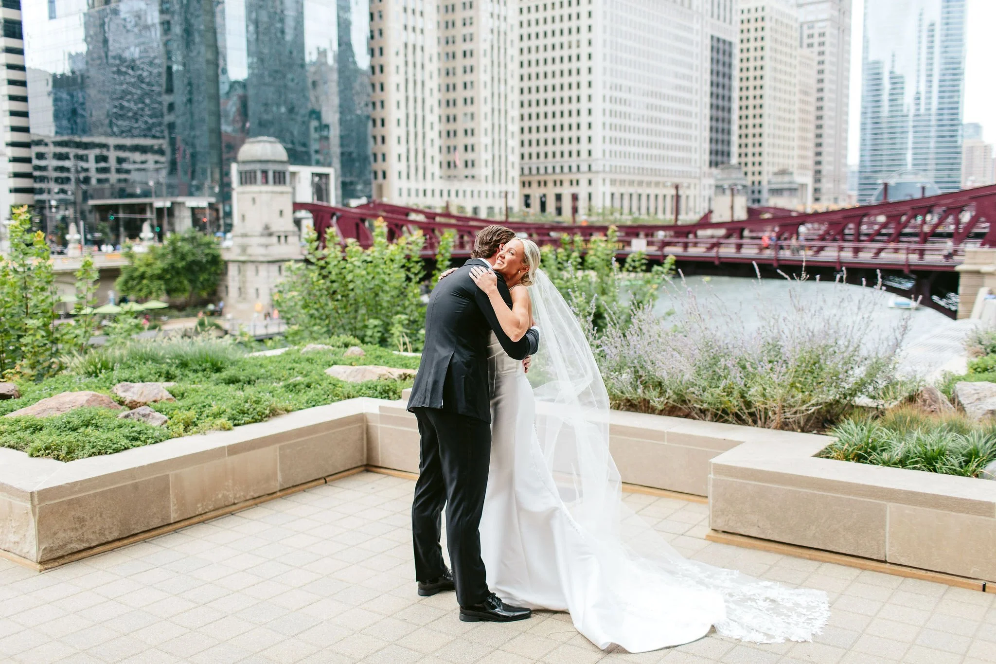 first look on chicago riverwalk