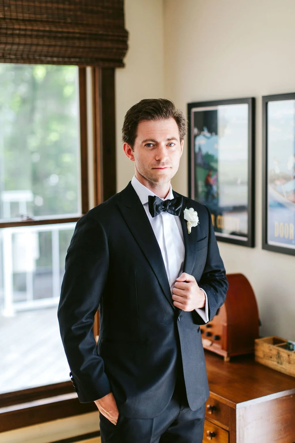 casual groom portrait