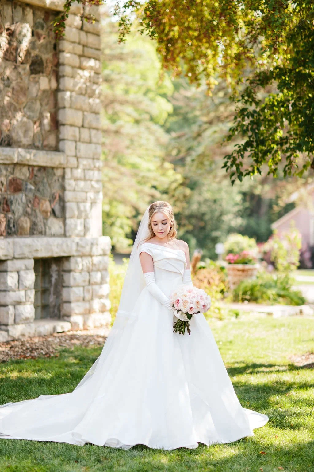 bridal portrait in egg harbor, wi