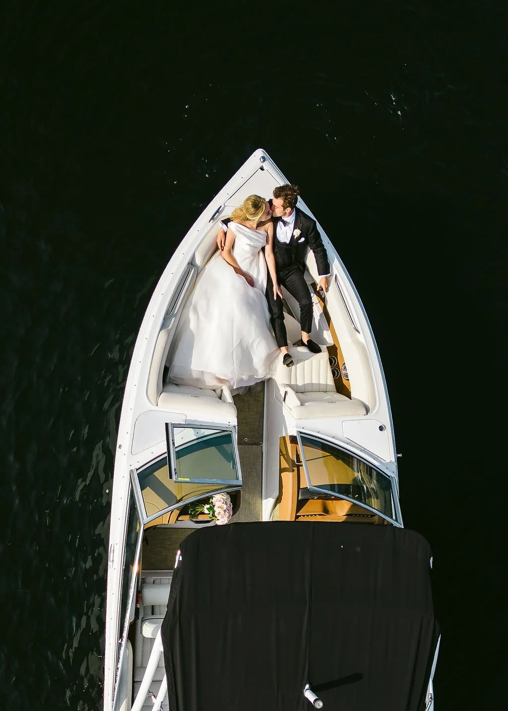 drone wedding photography