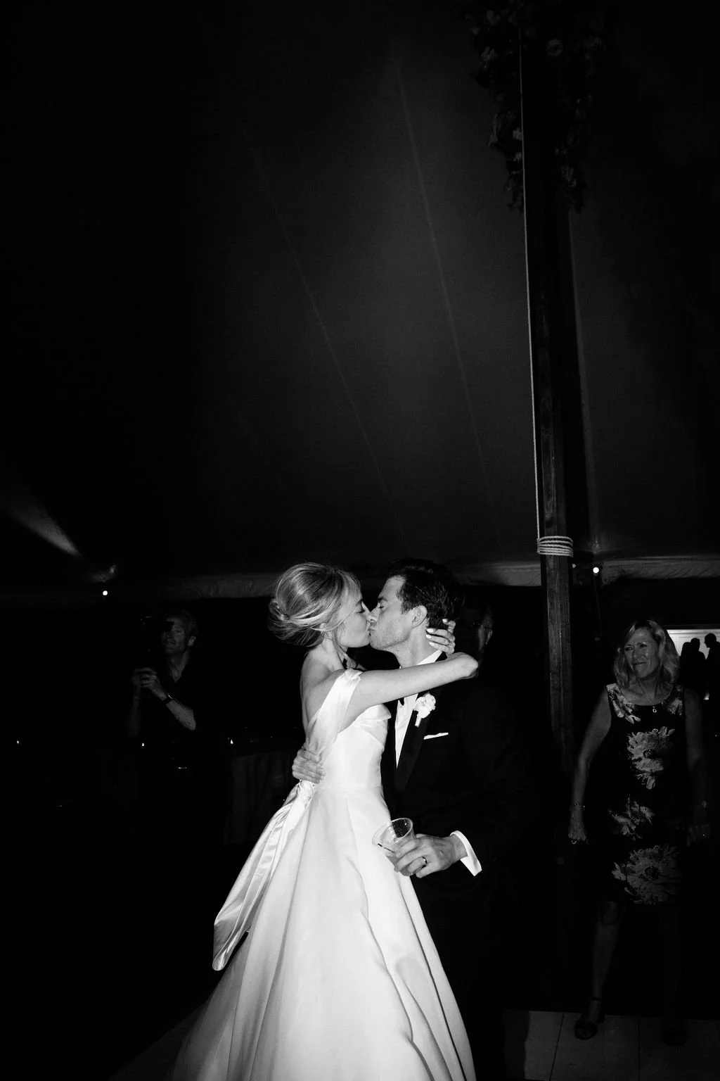 bride and groom at end of the night