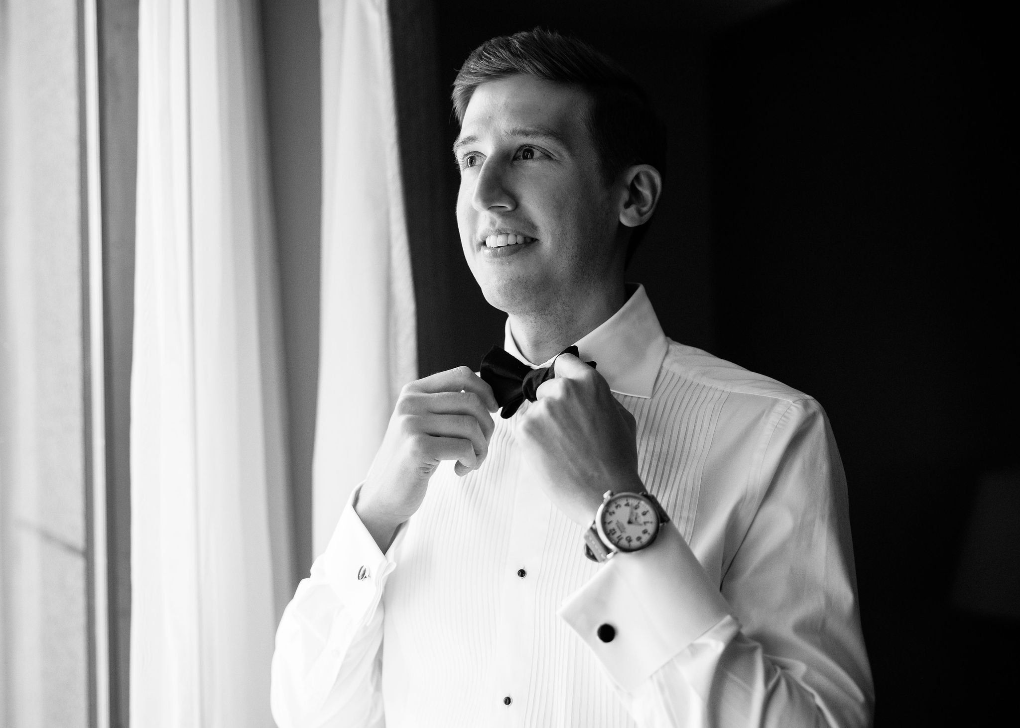 classic groom photo