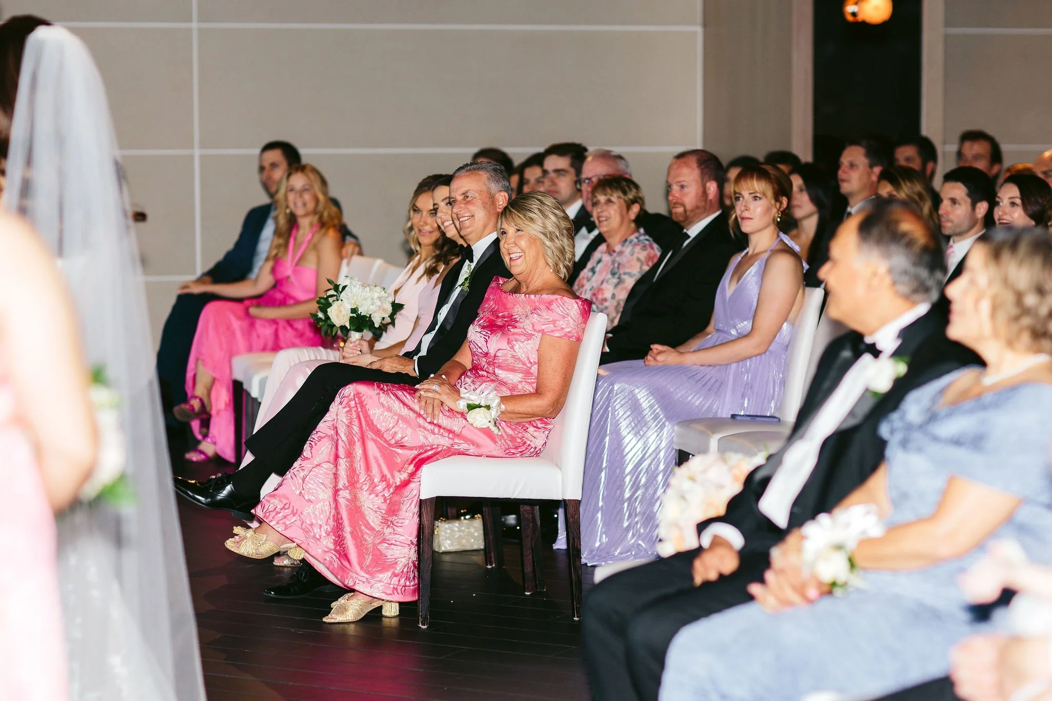 mother of groom at chicago ceremony