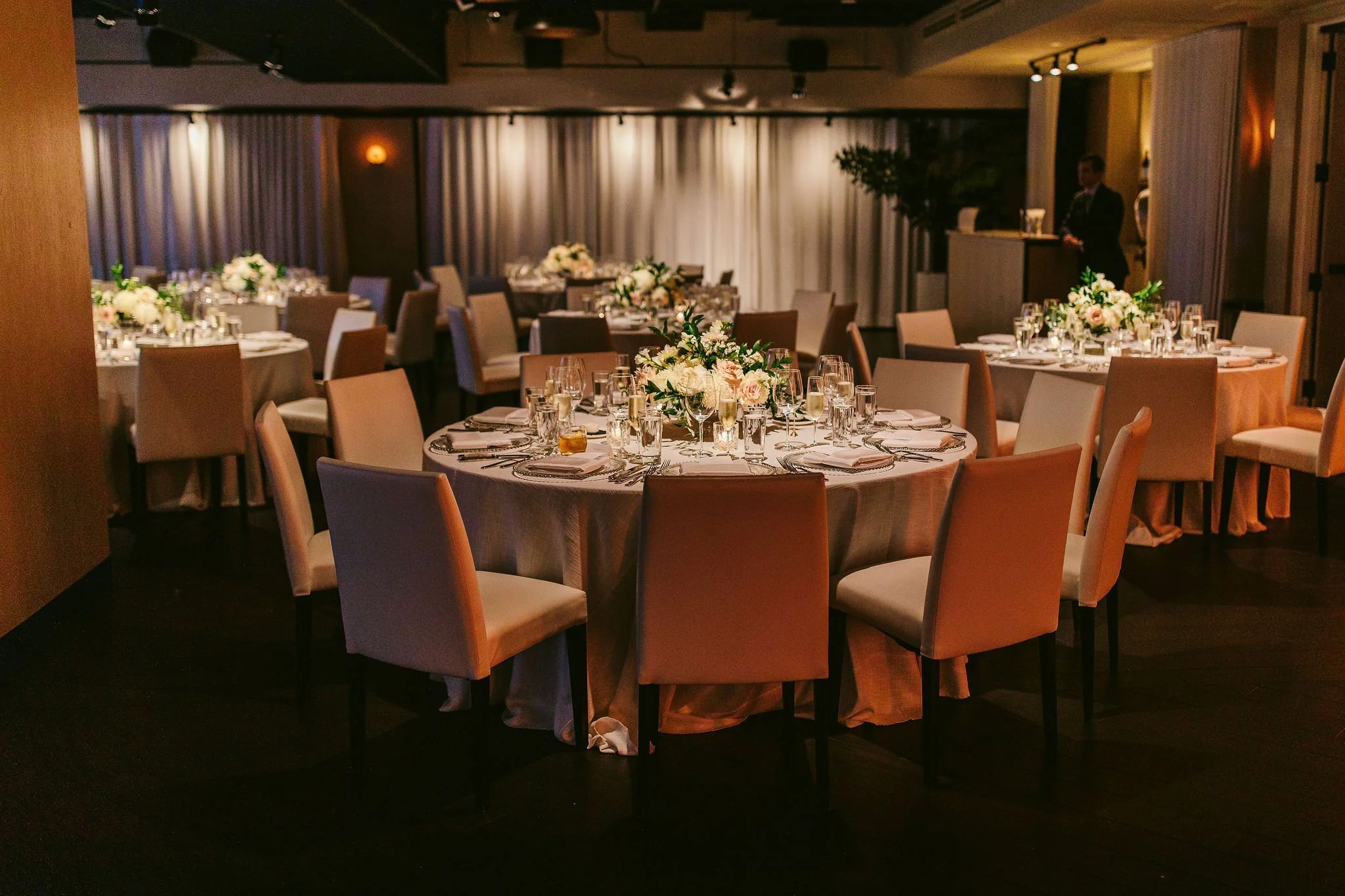 wedding reception layout at rpm events