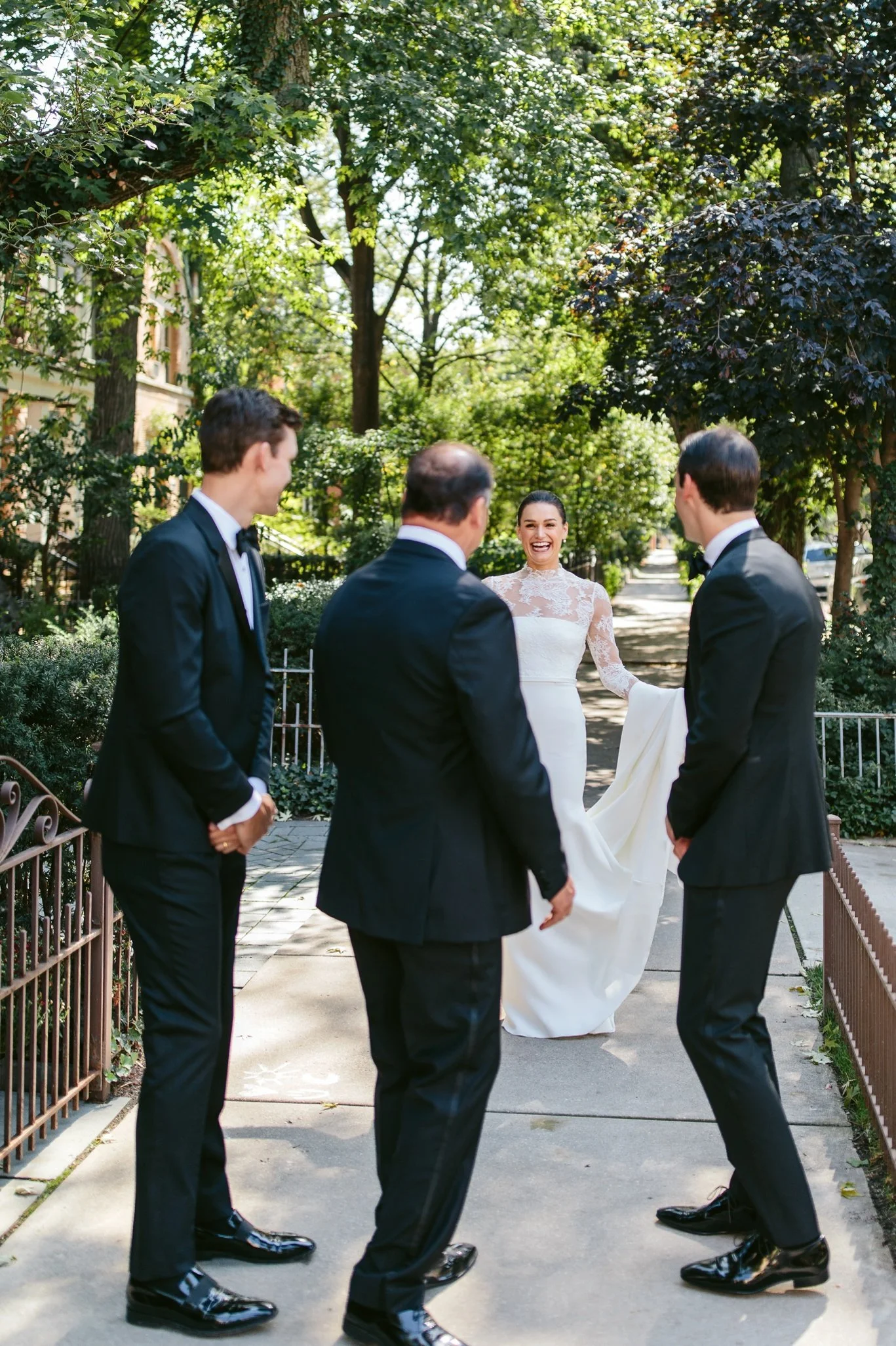 first look with dad and brothers