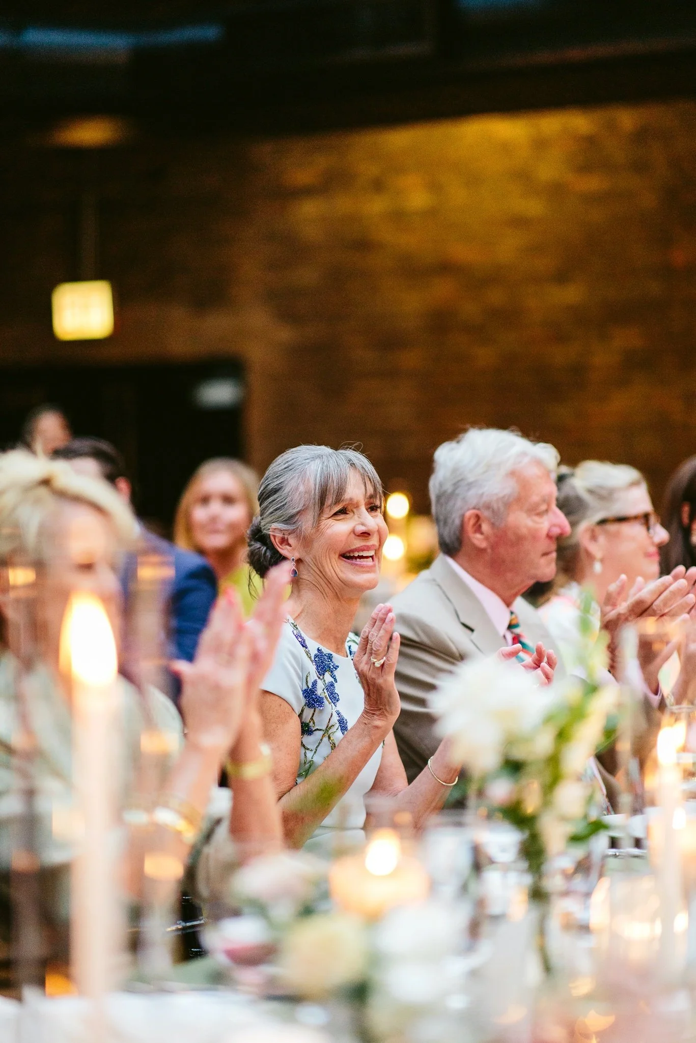candid family photos at chicago wedding