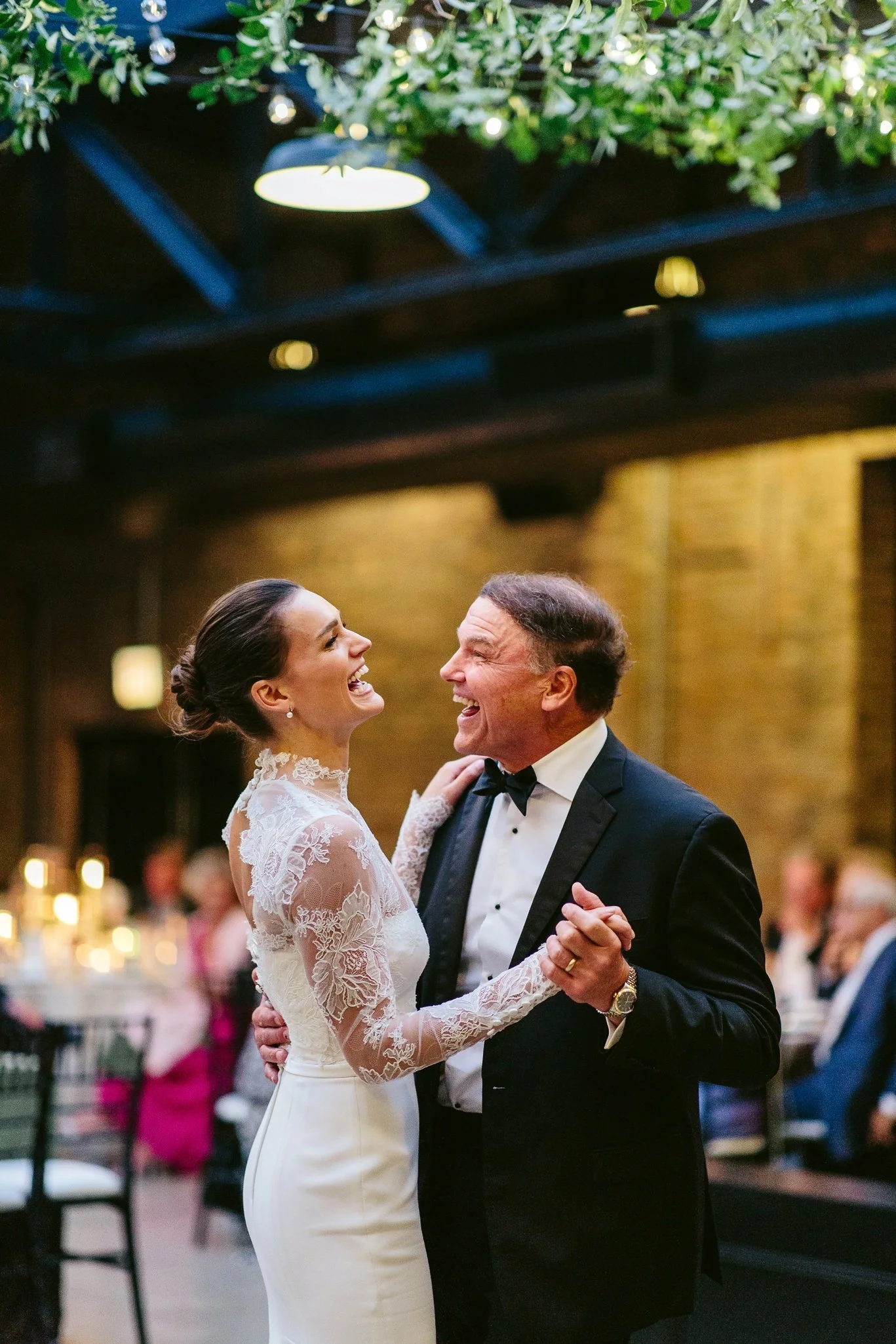 first dance with father at chicago wedding