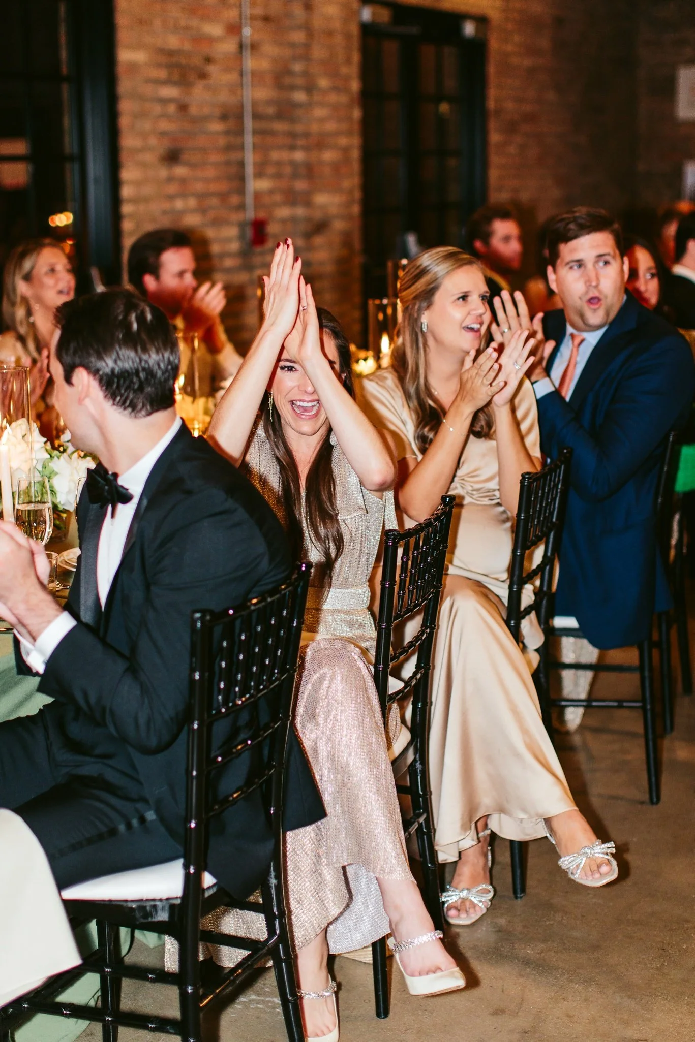 guests at revel motor row reception