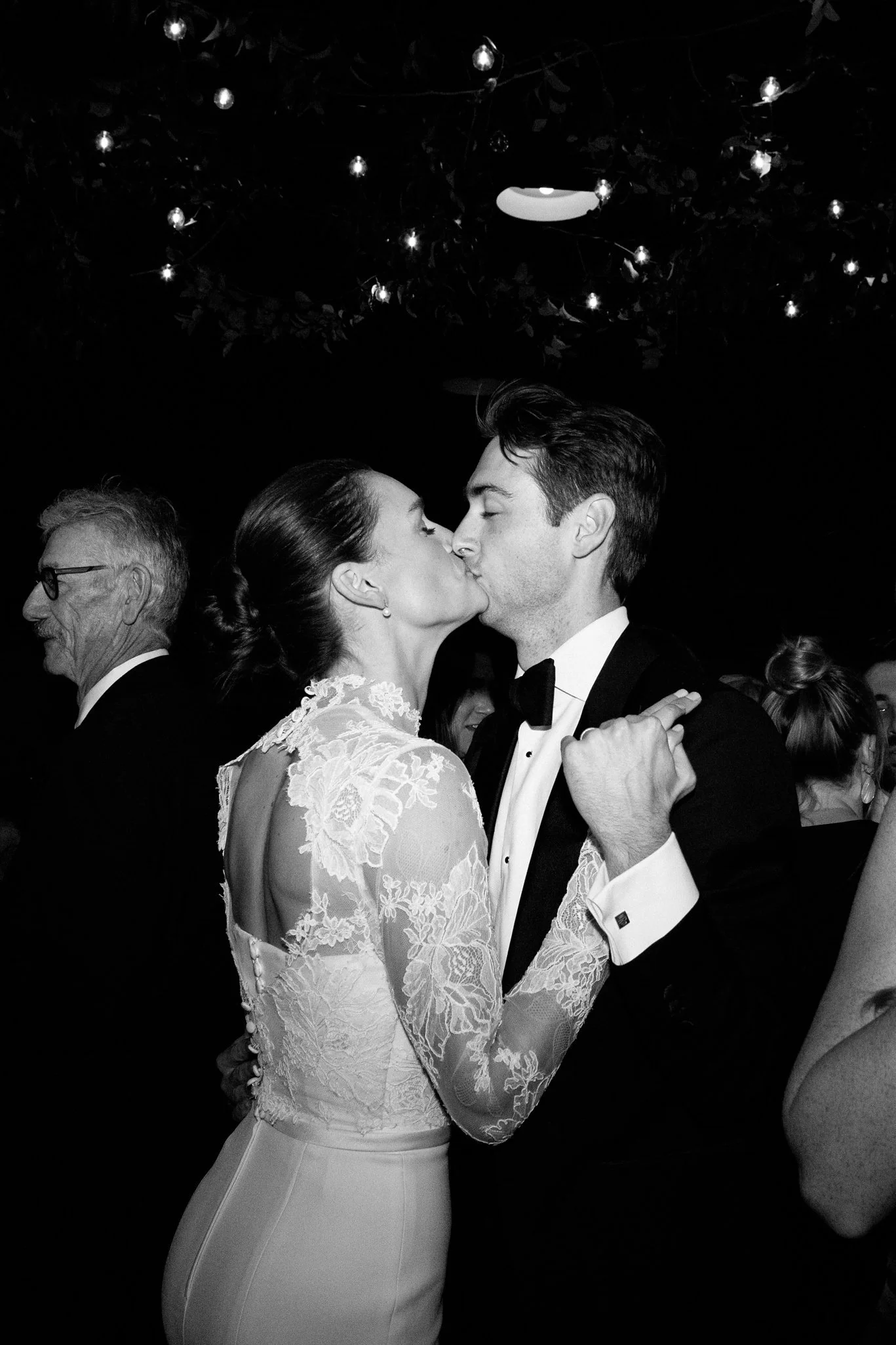 bride and groom at end of the night
